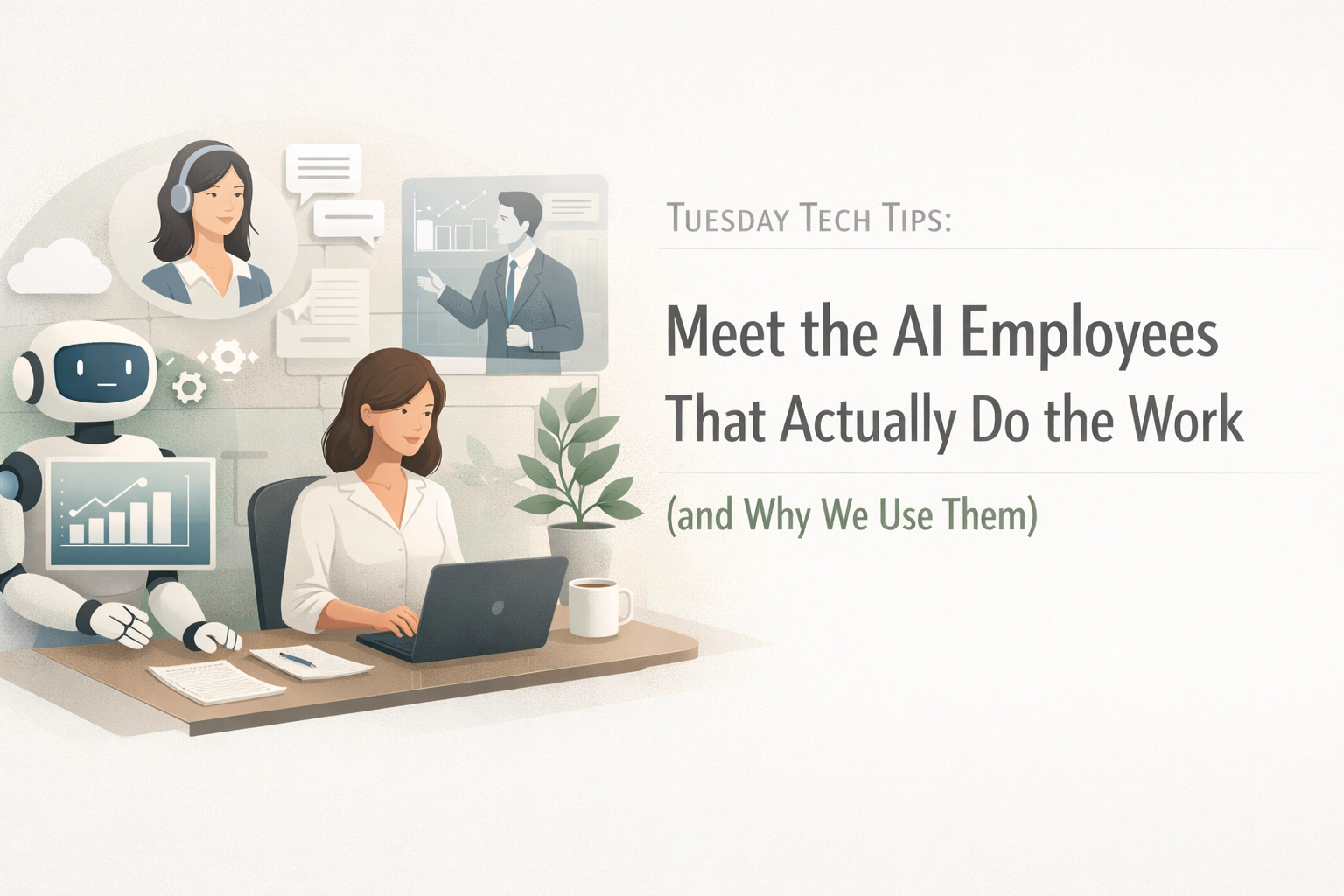 [HERO] Tuesday Tech Tips: Meet the AI Employees That Actually Do the Work (and Why We Use Them)