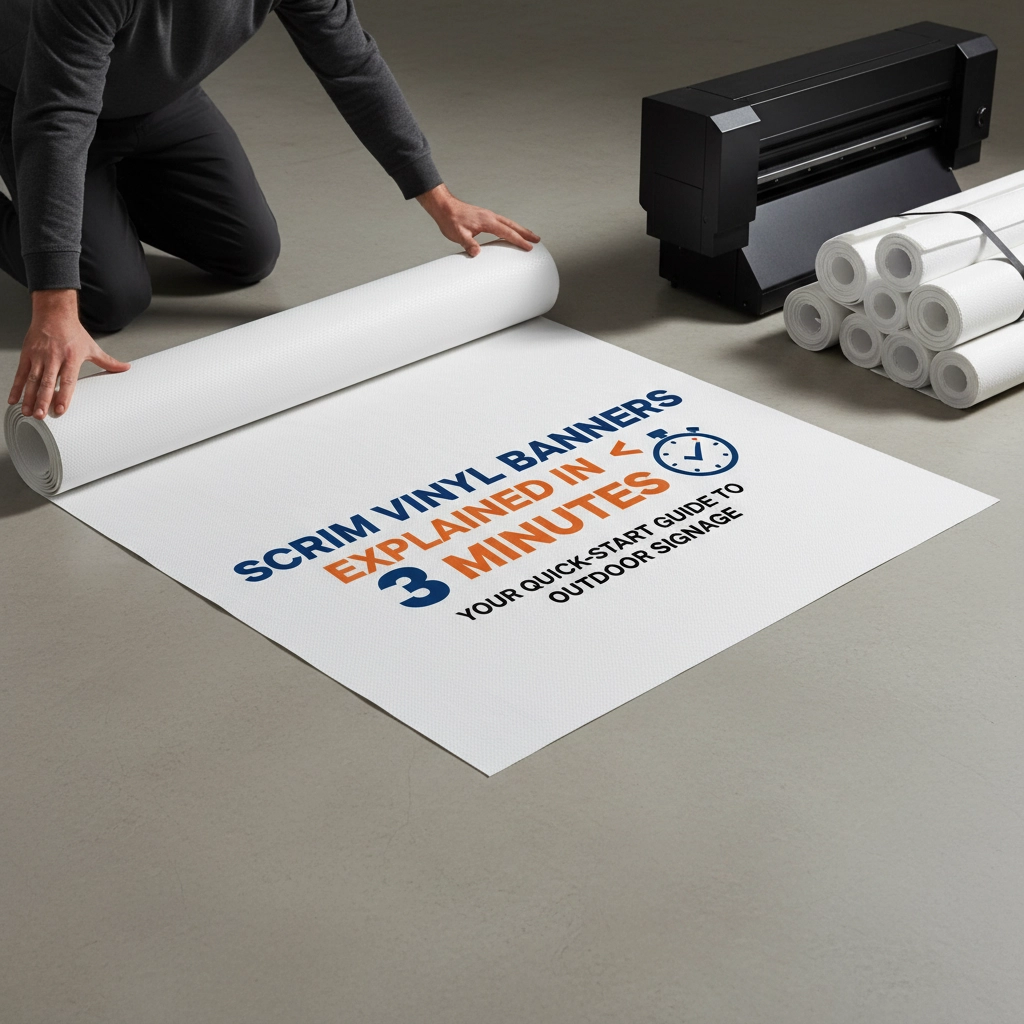 Scrim Vinyl Banners Explained in Under 3 Minutes: Your Quick-Start Guide to Outdoor Signage