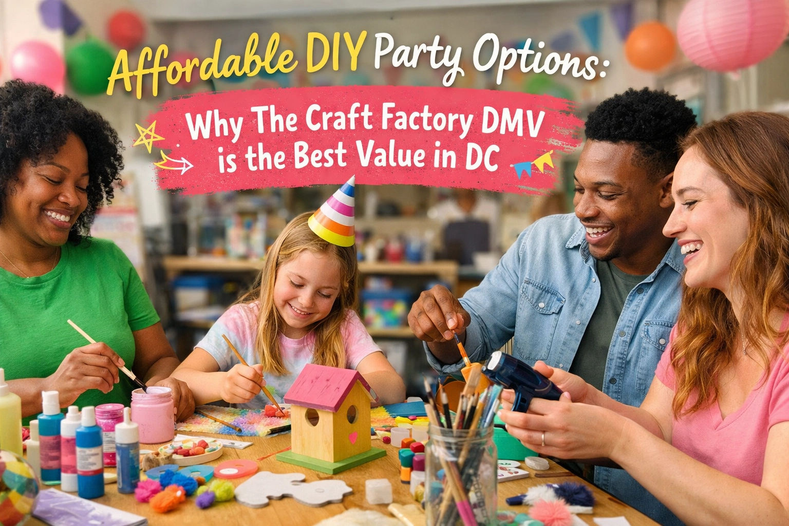 [HERO] Affordable DIY Party Options: Why The Craft Factory DMV is the Best Value in the DMV
