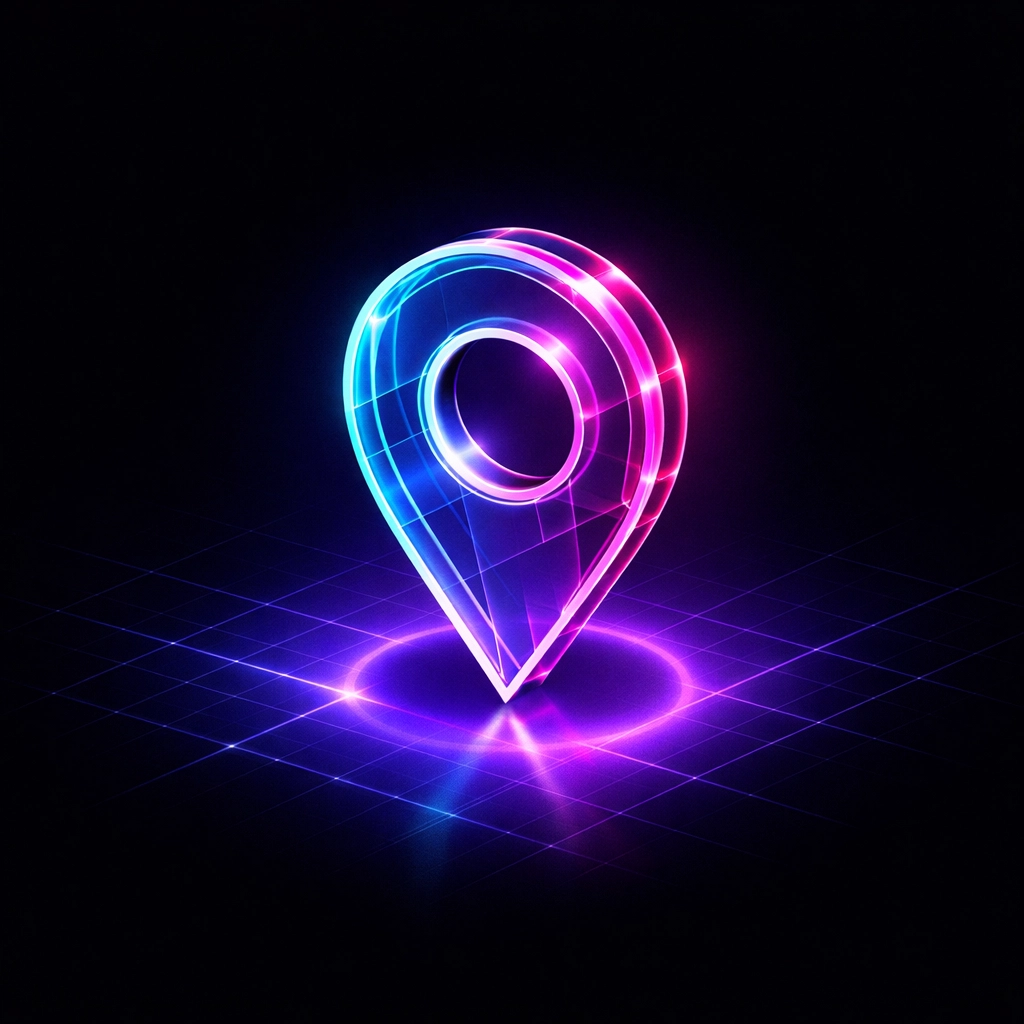 Digital map marker icon representing high-intent local SEO visibility for small business lead generation.