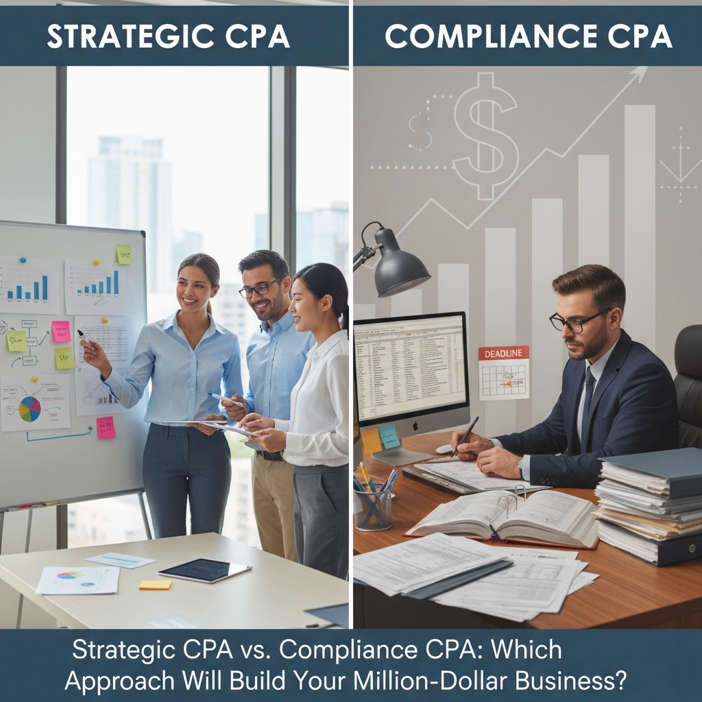 Strategic CPA vs. Compliance CPA: Which Approach Will Build Your Million-Dollar Business?