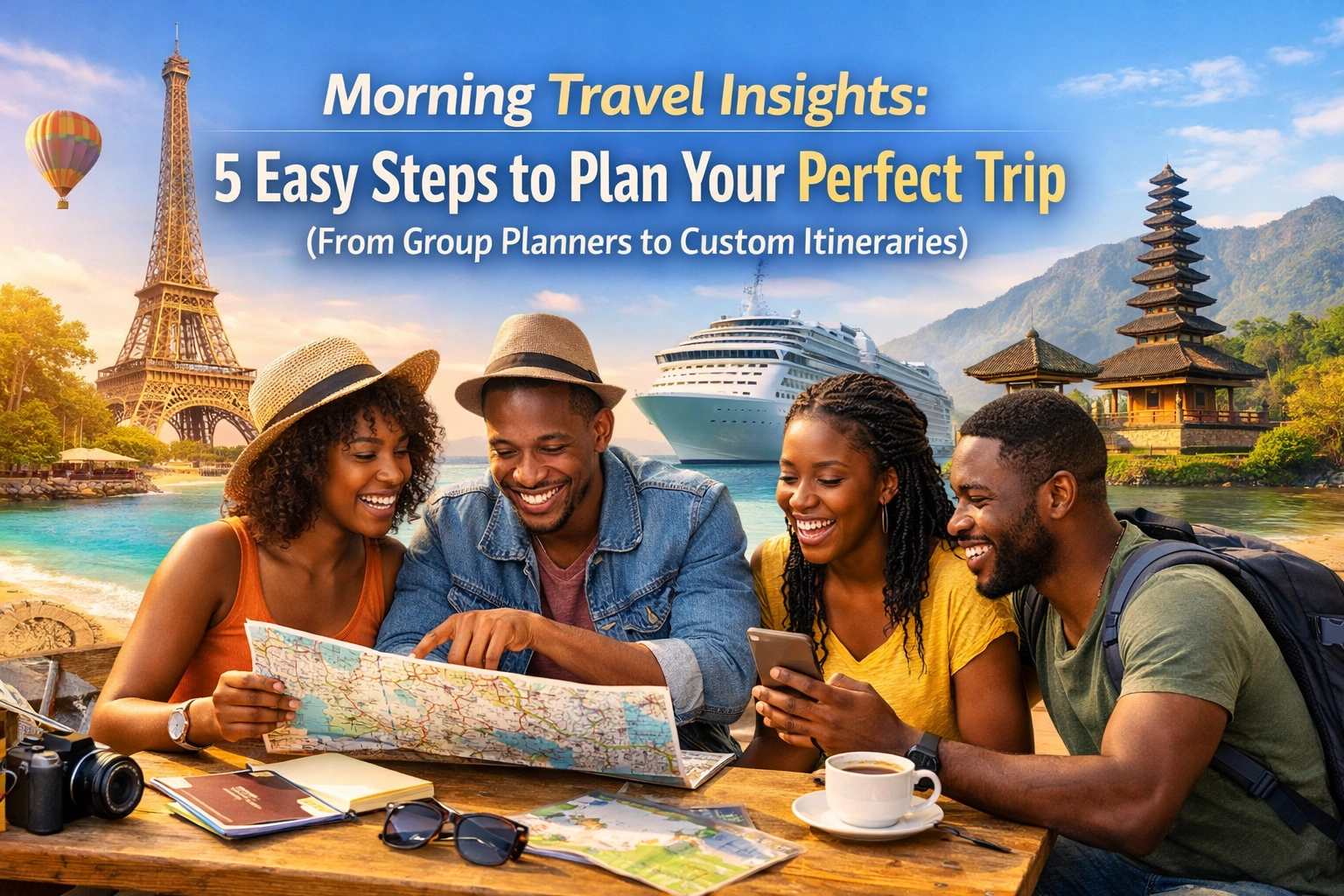 [HERO] Morning Travel Insights: 5 Easy Steps to Plan Your Perfect Trip (From Group Planners to Custom Itineraries)
