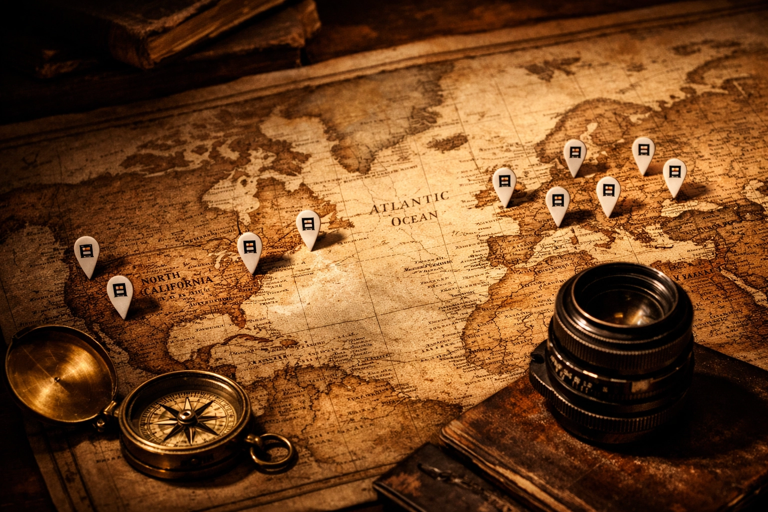 World map marking film-friendly tax incentive jurisdictions for film production investment