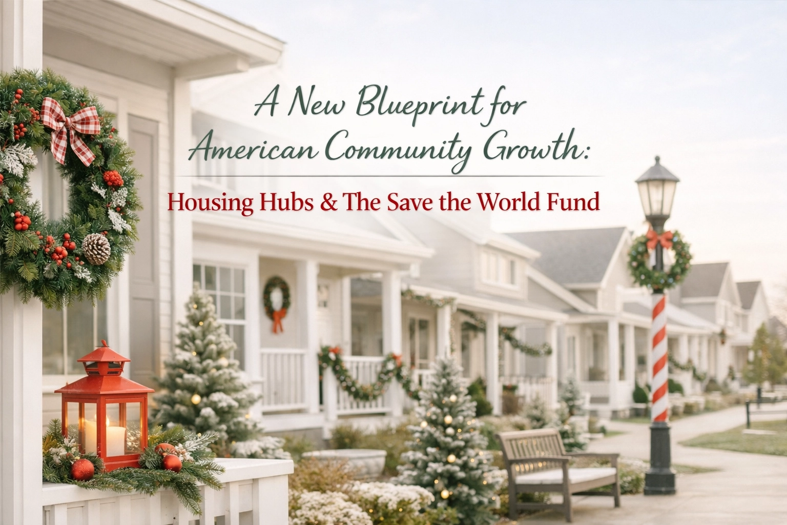 [HERO] A New Blueprint for American Community Growth: Housing Hubs & The Save the World Fund
