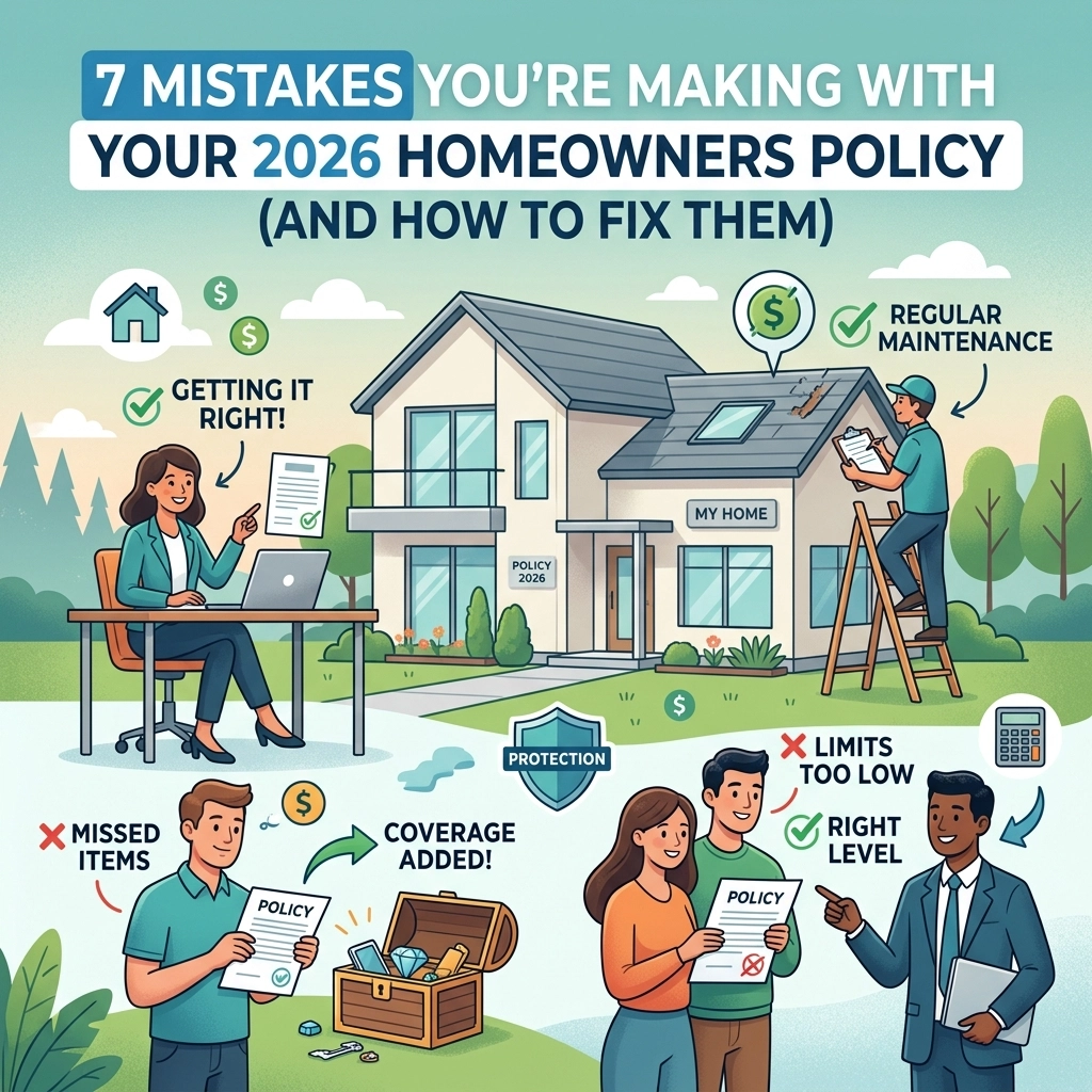 [HERO] 7 Mistakes You’re Making with Your 2026 Homeowners Policy (And How to Fix Them)