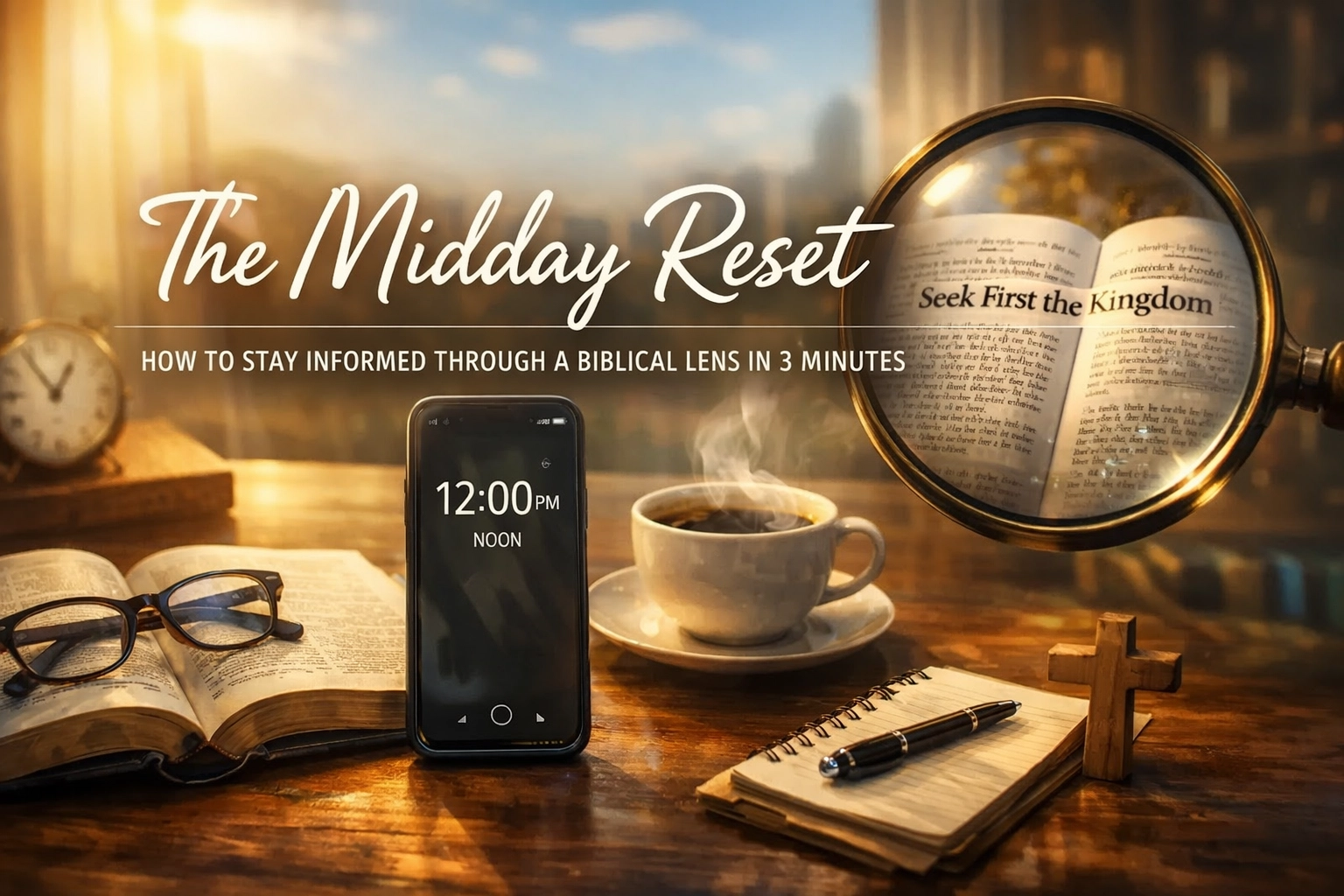 [HERO] The Midday Reset: How to Stay Informed Through a Biblical Lens in 3 Minutes