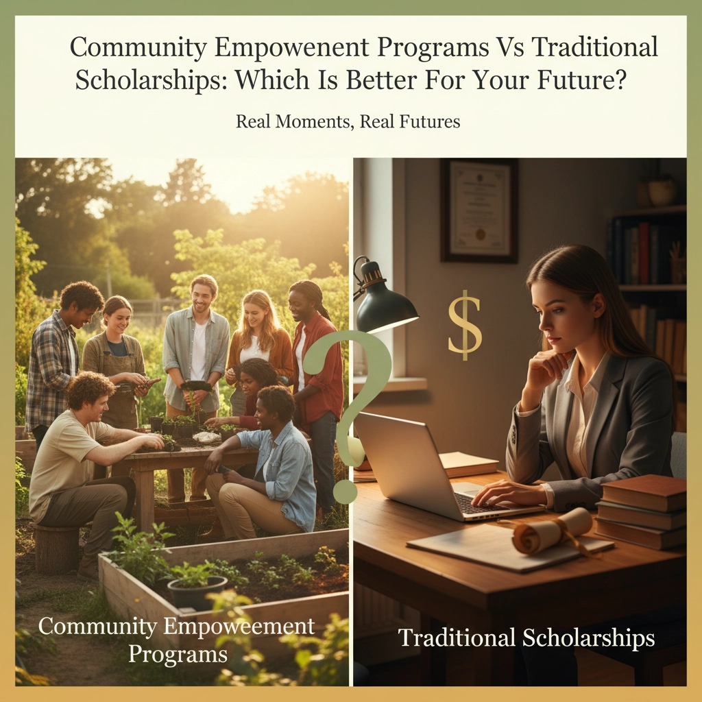 Community Empowerment Programs Vs Traditional Scholarships: Which Is Better For Your Future?