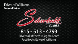 Custom-designed business card for a personal trainer showing high-quality print finish