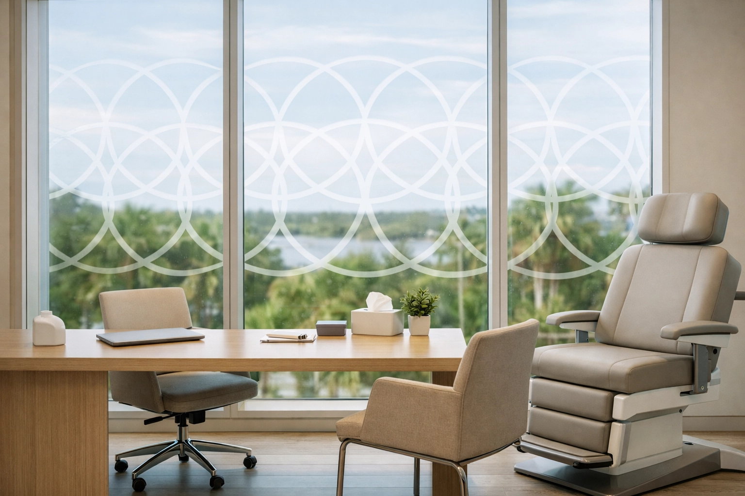 Modern medical consultation room in Stuart representing integrated wealth management for physicians.