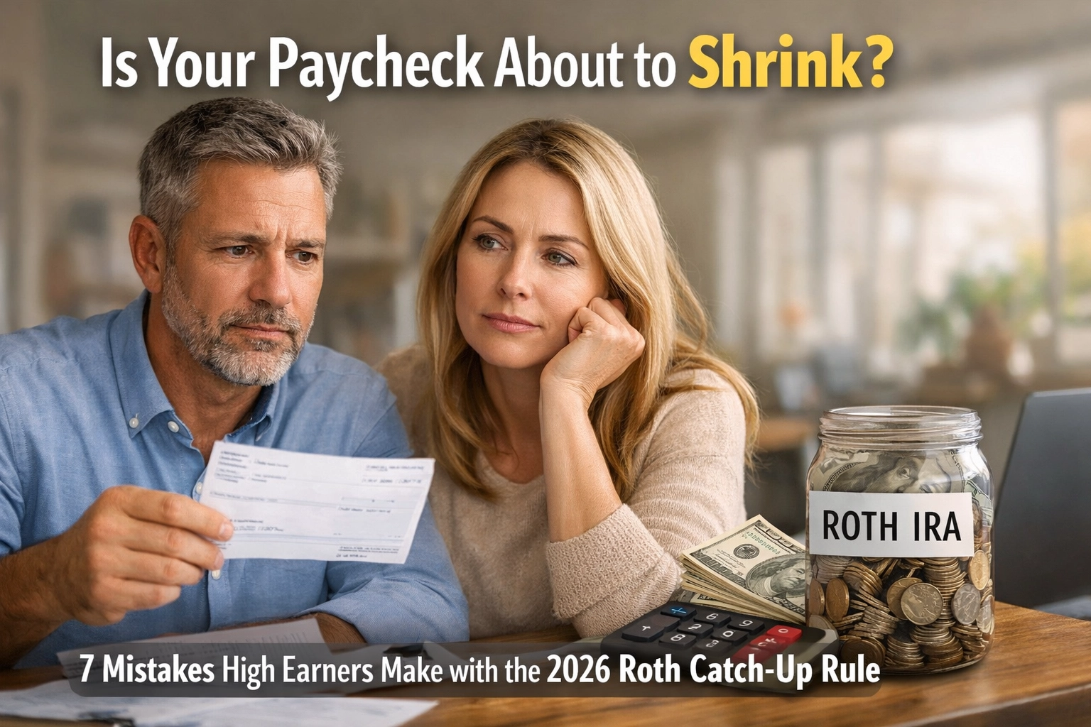[HERO] Is Your Paycheck About to Shrink? 7 Mistakes High Earners Make with the 2026 Roth Catch-Up Rule