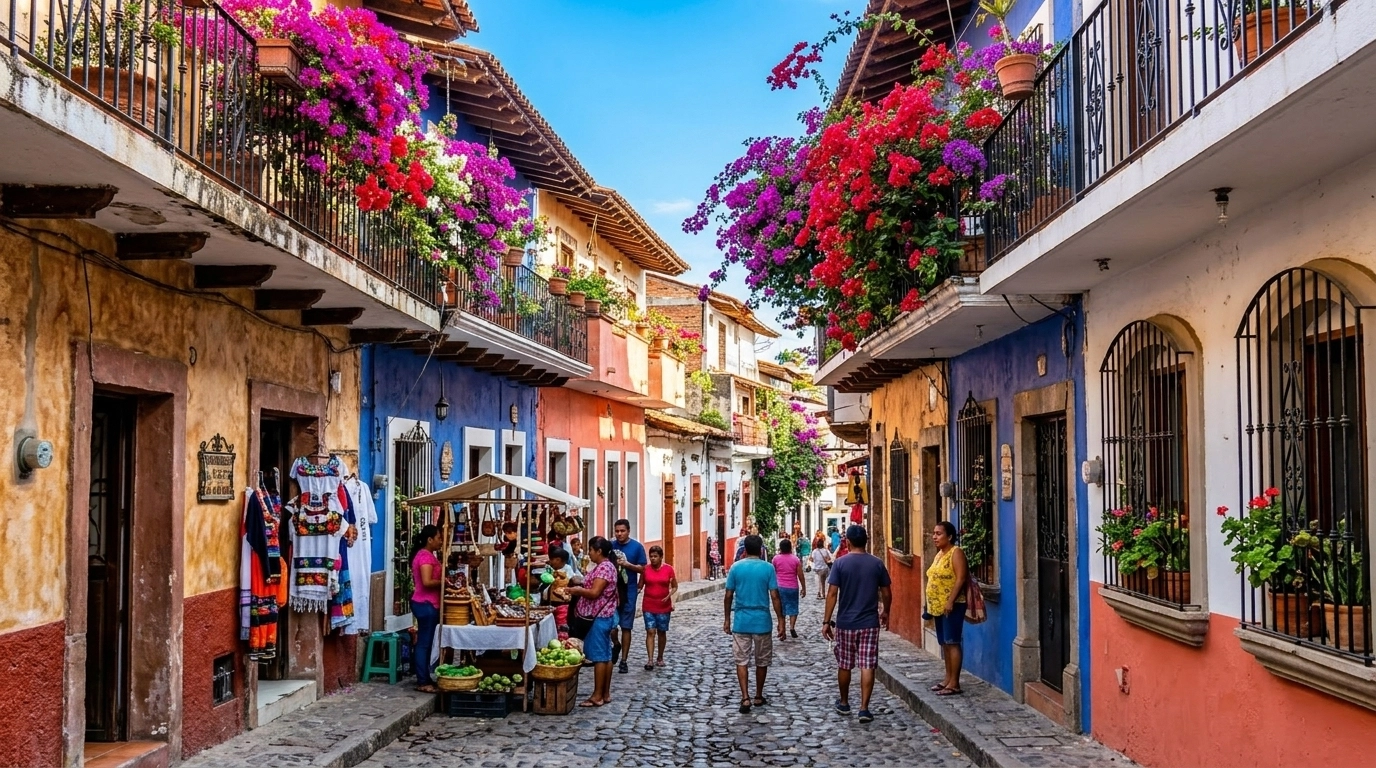 Old Town Street Scene