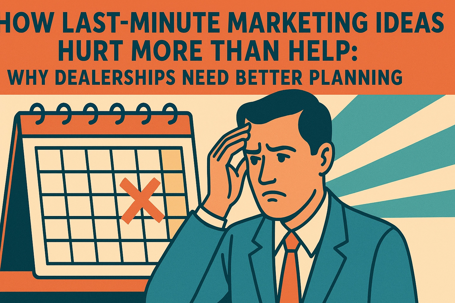 How Last-Minute Marketing Ideas Hurt More Than Help: Why Dealerships Need Better Planning