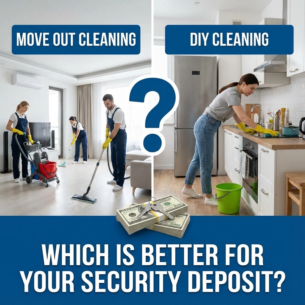 Move Out Cleaning Vs DIY: Which Is Better For Your Security Deposit?
