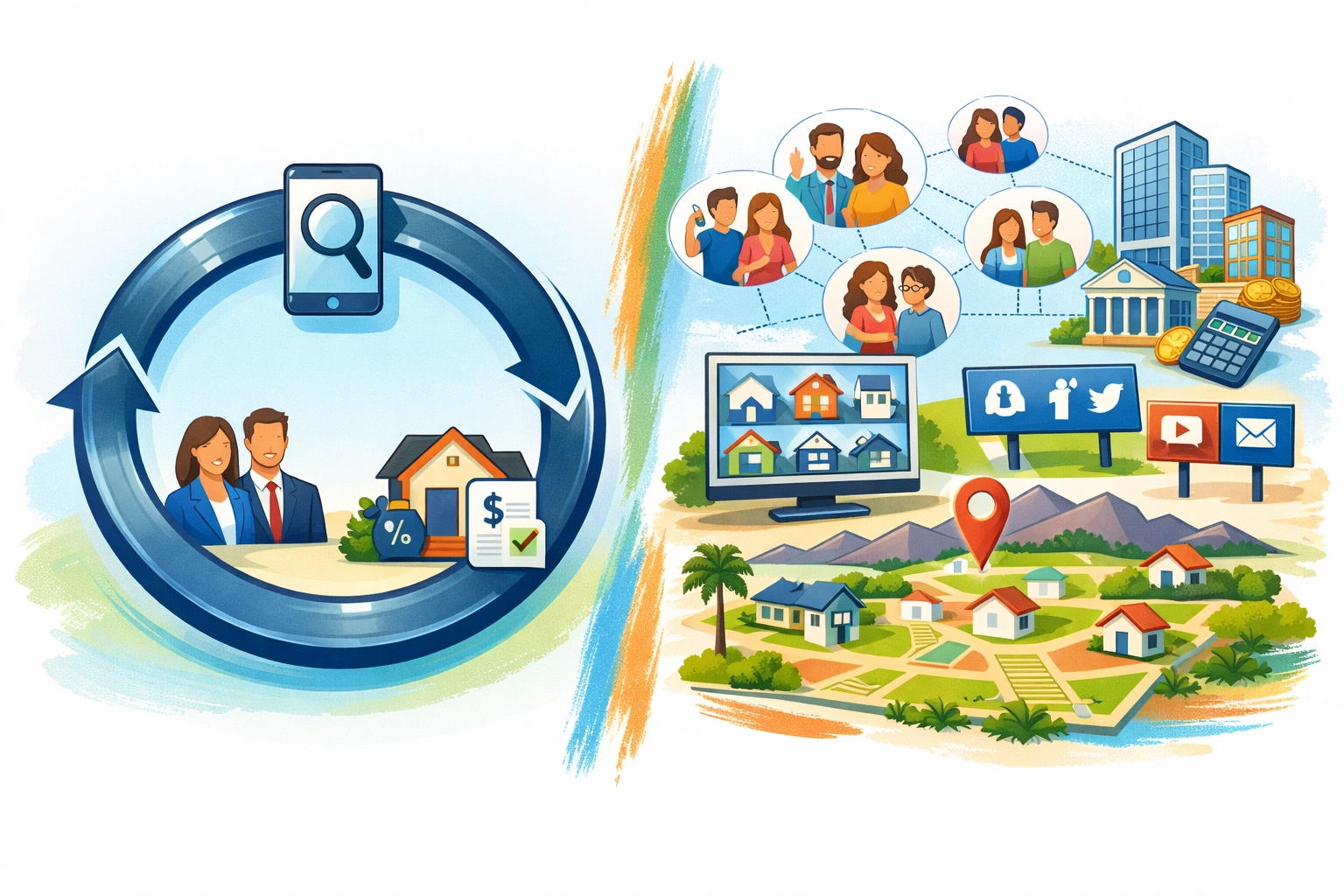 AI-generated infographic showing a closed loop real estate funnel versus an open market strategy for Phoenix Metro home sellers. AI-generated infographic showing a closed loop real estate funnel versus an open market strategy for Phoenix Metro home sellers.