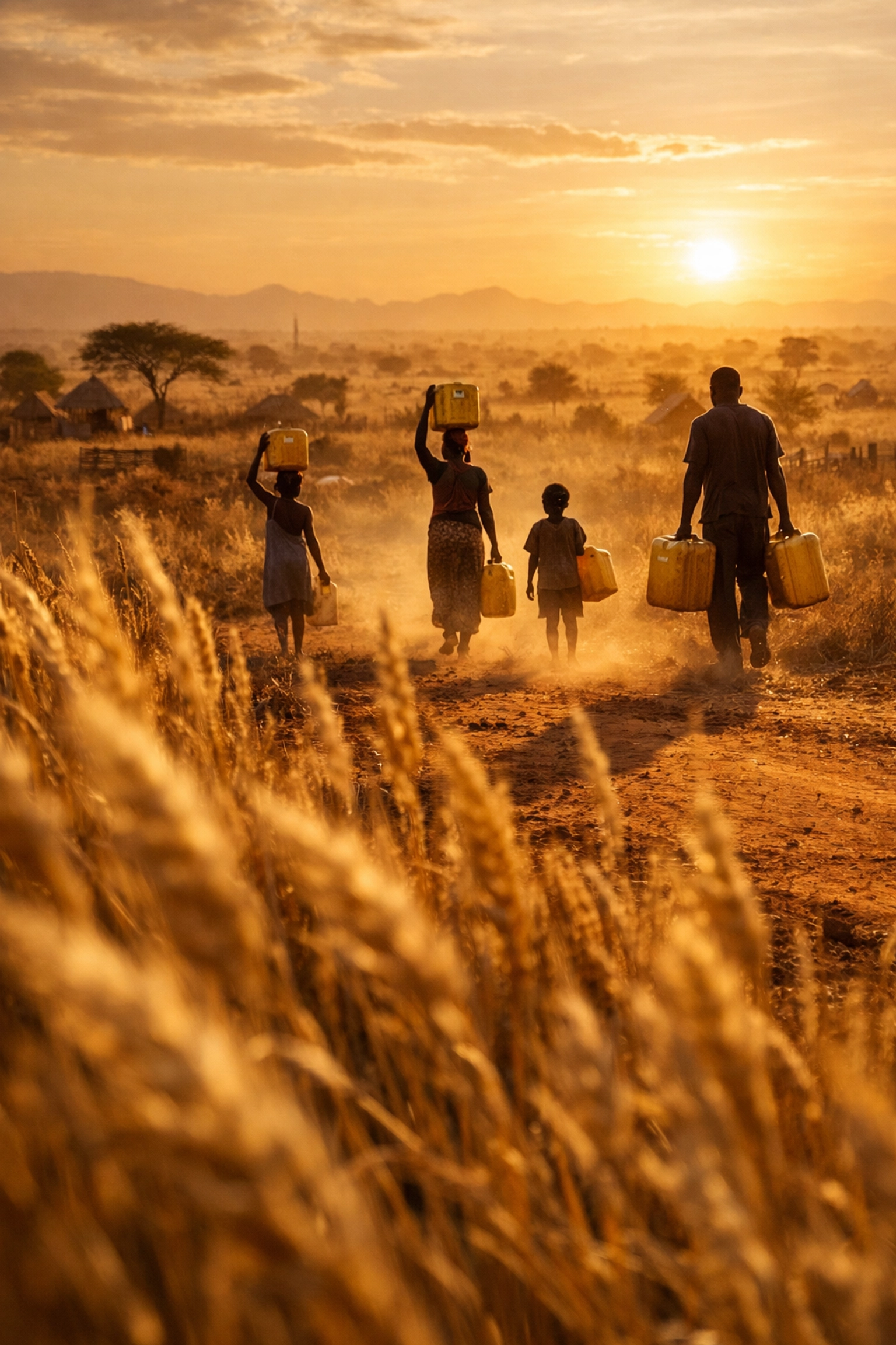 African farmland with wheat fields illustrating UN food crisis and hunger concerns