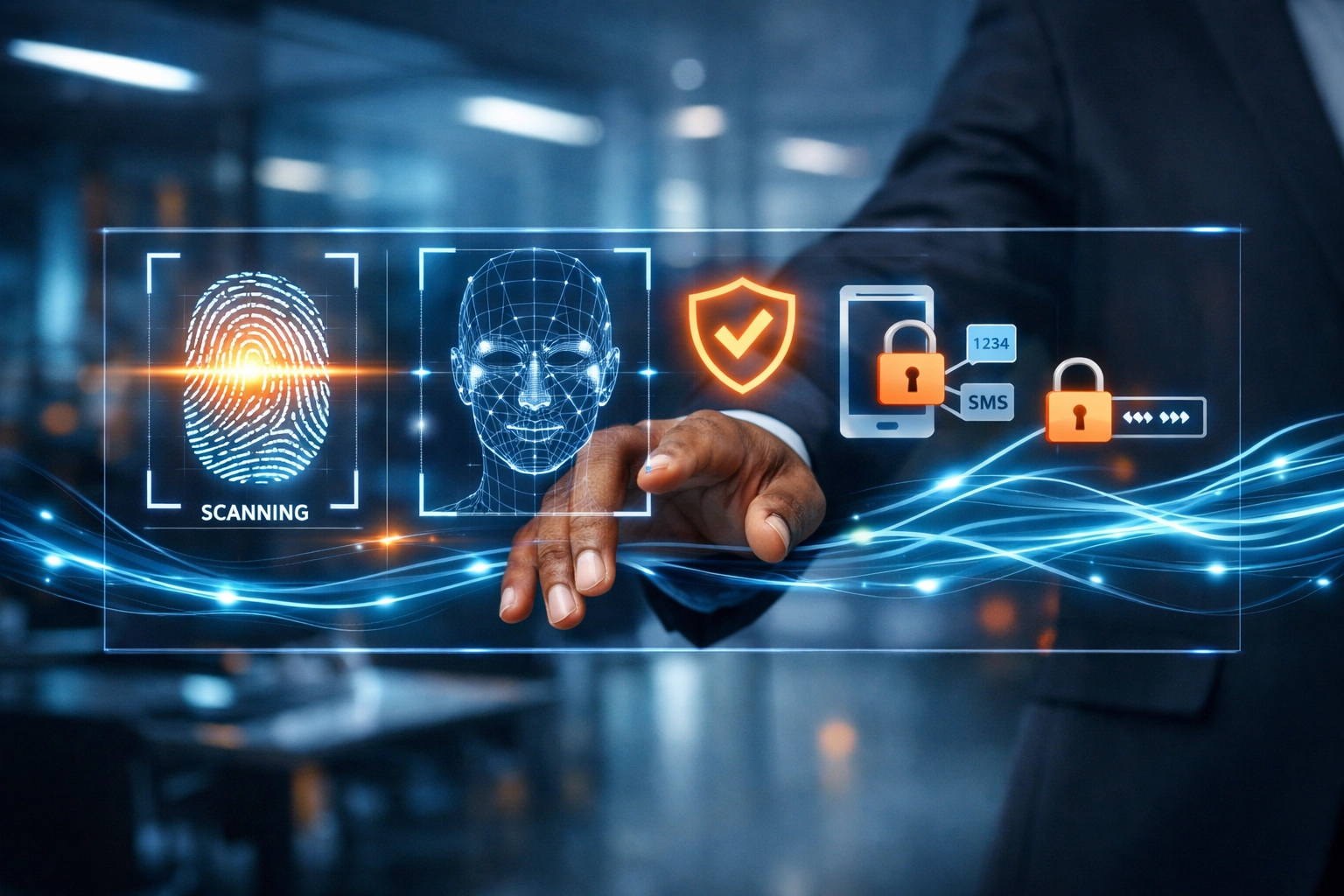 Identity verification and multifactor authentication technology interface