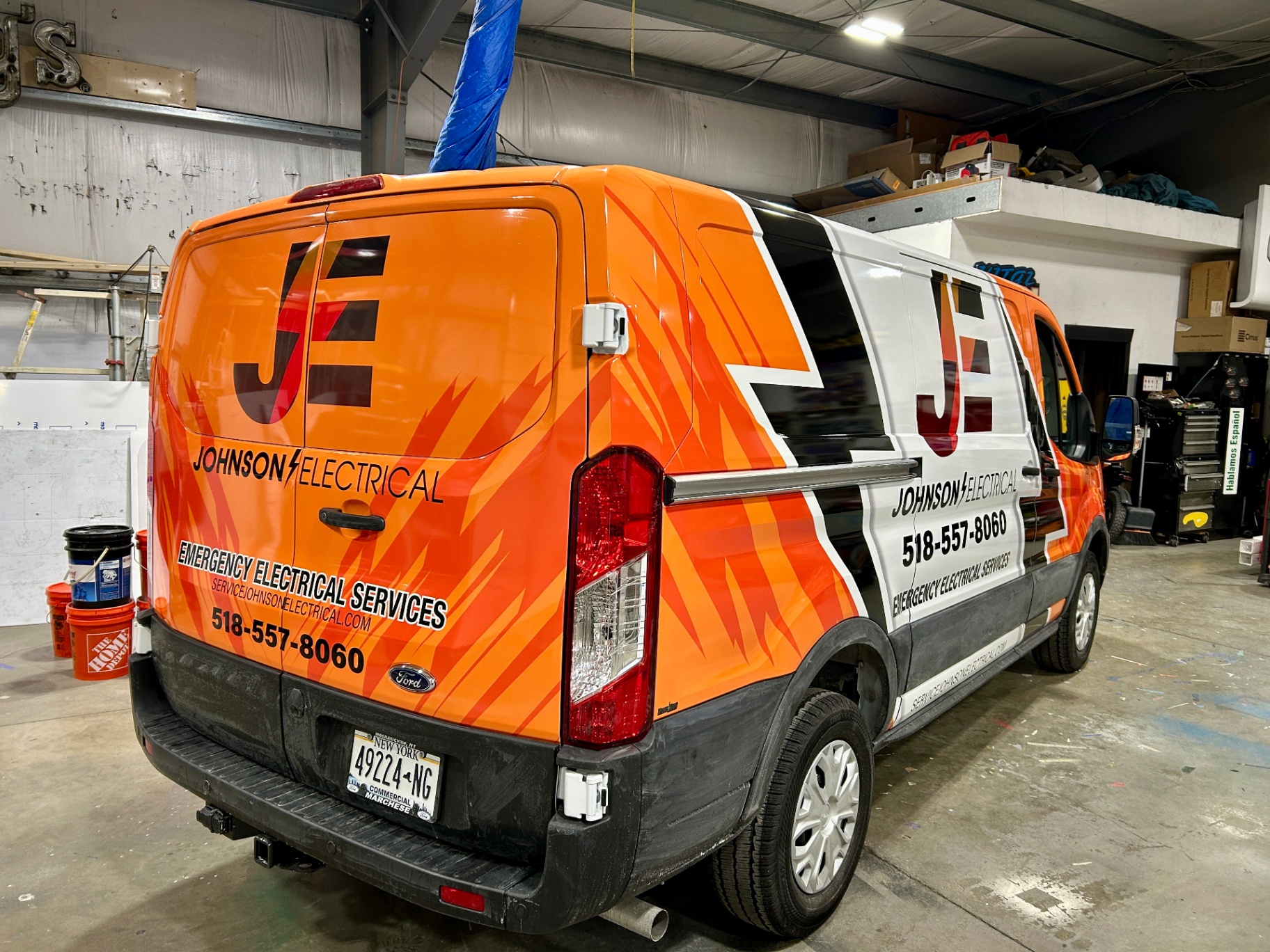 Johnson Electrical Vehicle Wrap