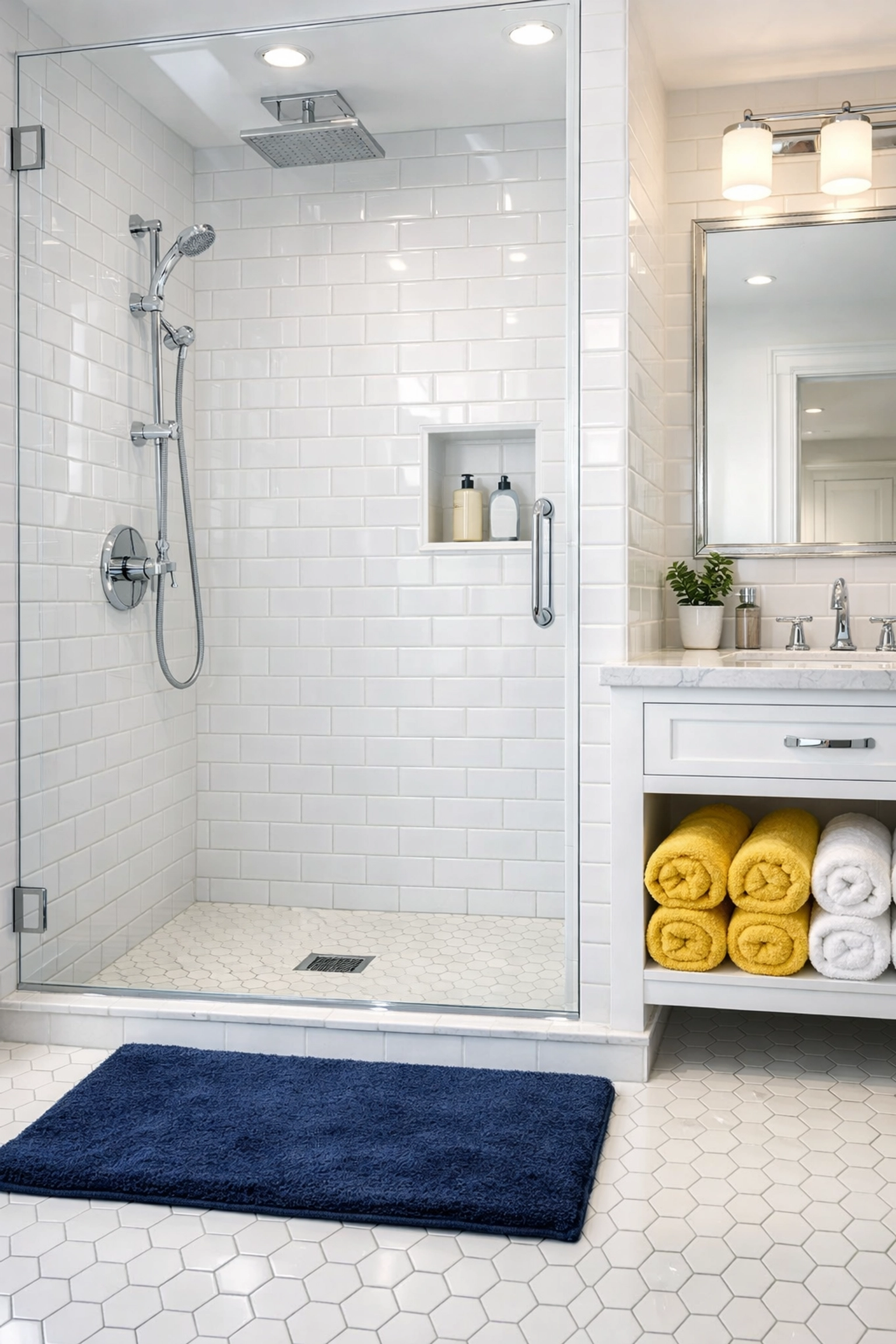 Professional deep cleaning Lowell service focusing on sanitized bathroom tiles and spotless grout.
