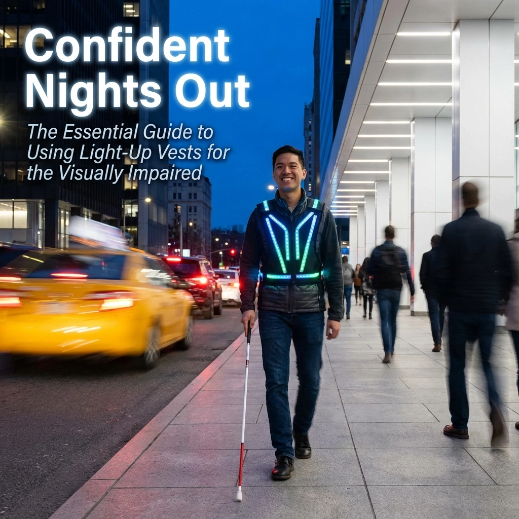 Confident Nights Out: The Essential Guide to Using Light-Up Vests for the Visually Impaired