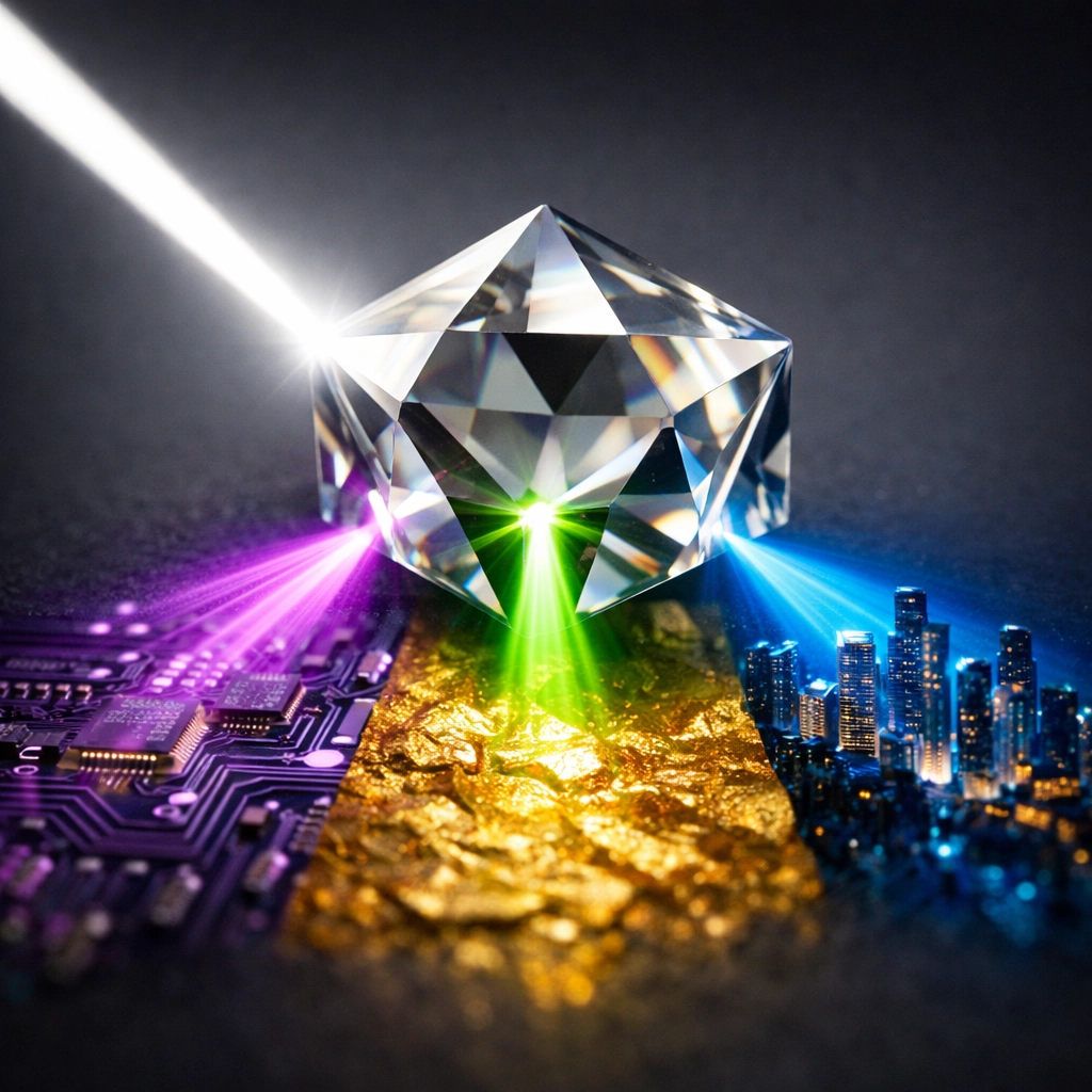 Prism reflecting light across various market sectors to illustrate multi-strategy fund diversification.