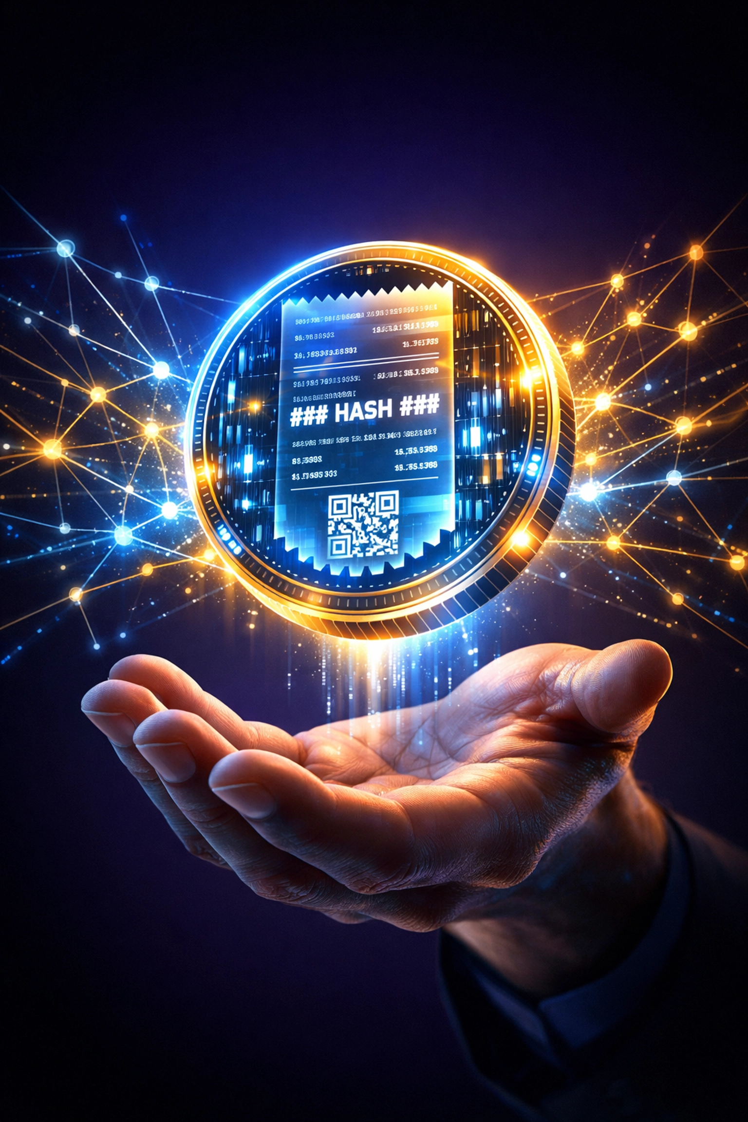 Larecoin receivables token with blockchain network enabling instant self-custody payment settlement