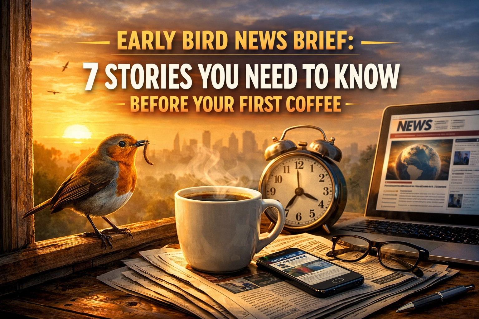[HERO] Early Bird News Brief: 7 Stories You Need to Know Before Your First Coffee