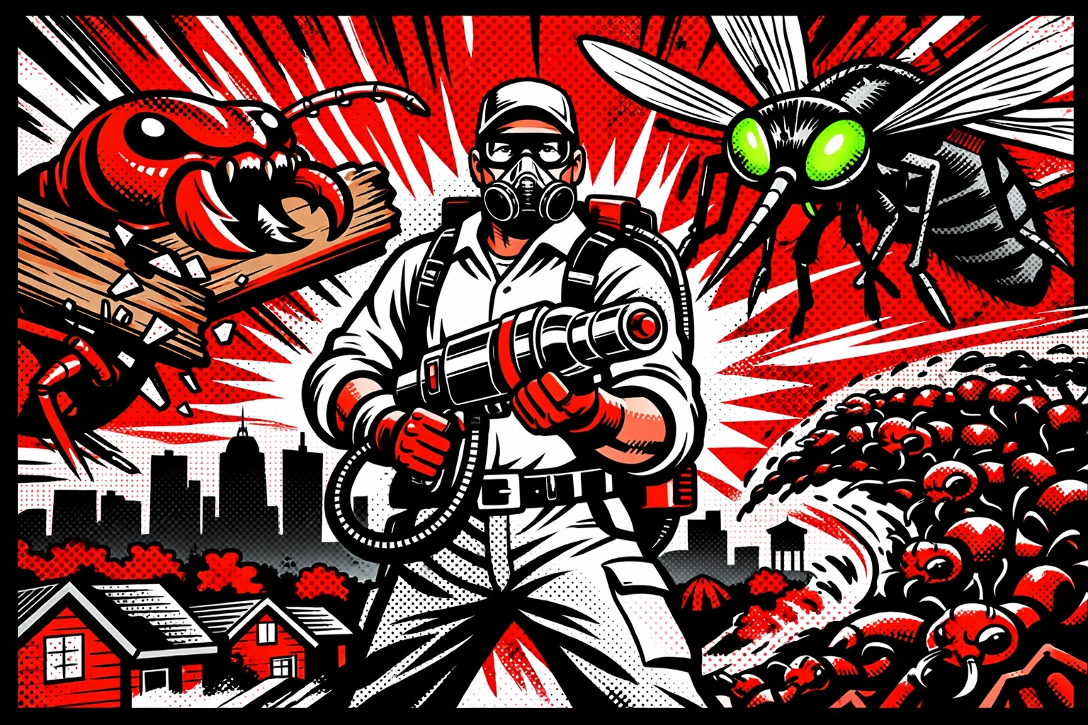 The best pest control in Birmingham AL protecting homes from spring pests like termites, mosquitoes, and ants.