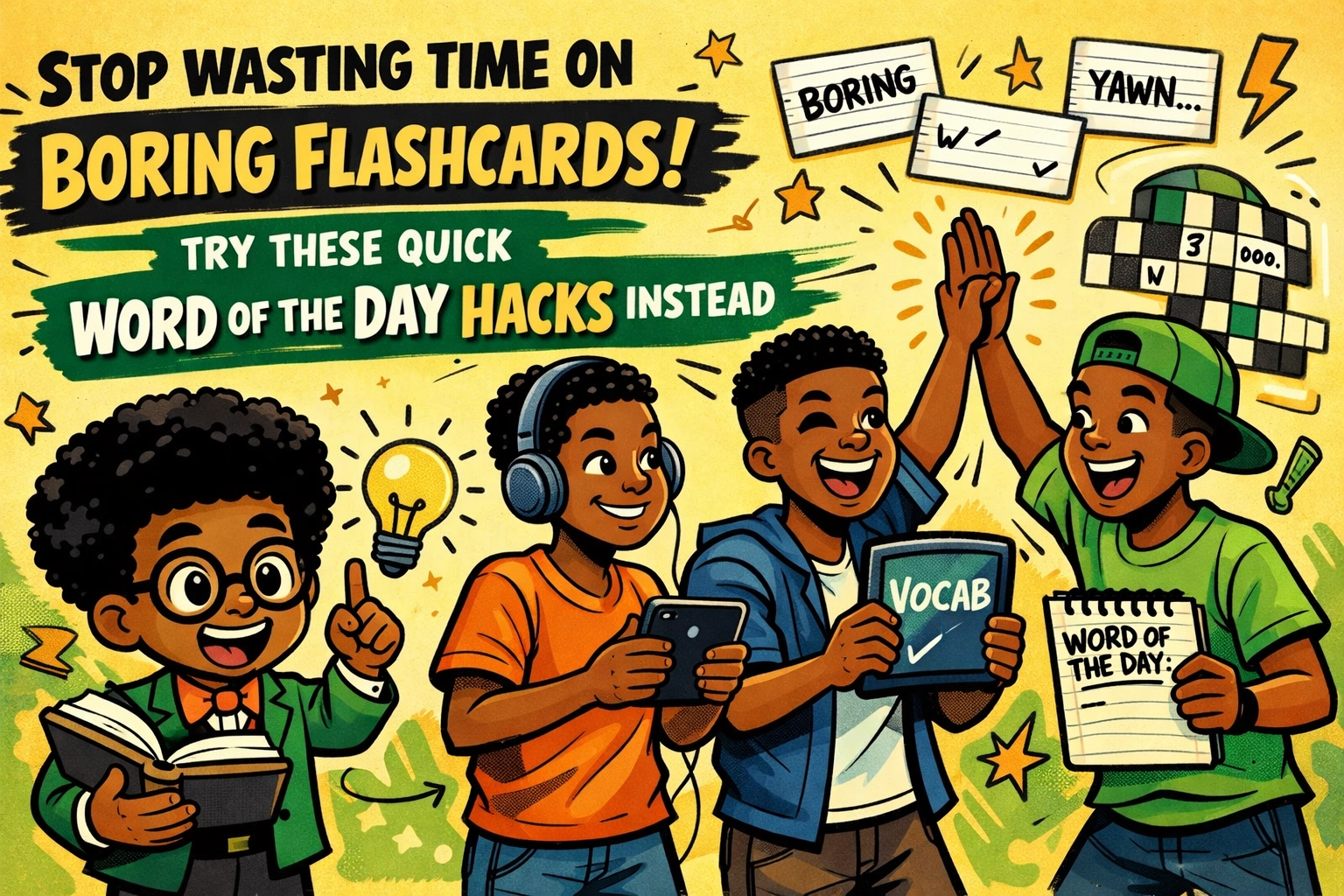 [HERO] Stop Wasting Time on Boring Flashcards: Try These Quick Word of the Day Hacks Instead