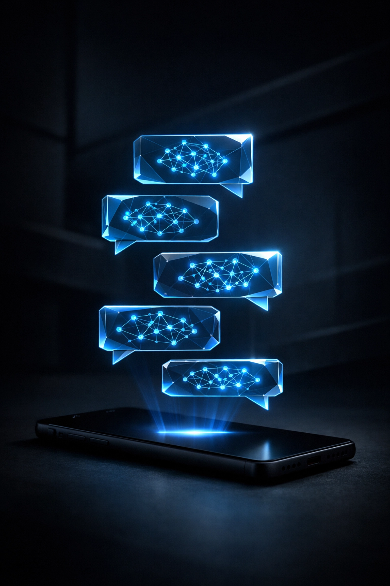 AI chatbot interface illustration highlighting lead qualification strategies for a digital marketing agency Mumbai.