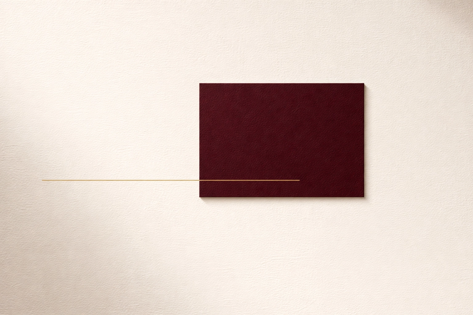 Minimalist luxury invitation on ivory paper suggesting exclusivity for IncluHub premium offer