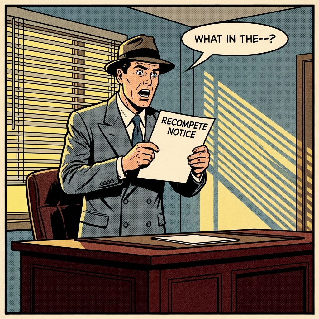 federal contract recompete