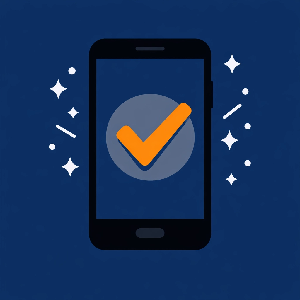 Digital smartphone app interface for tracking landscape project progress and client communication.