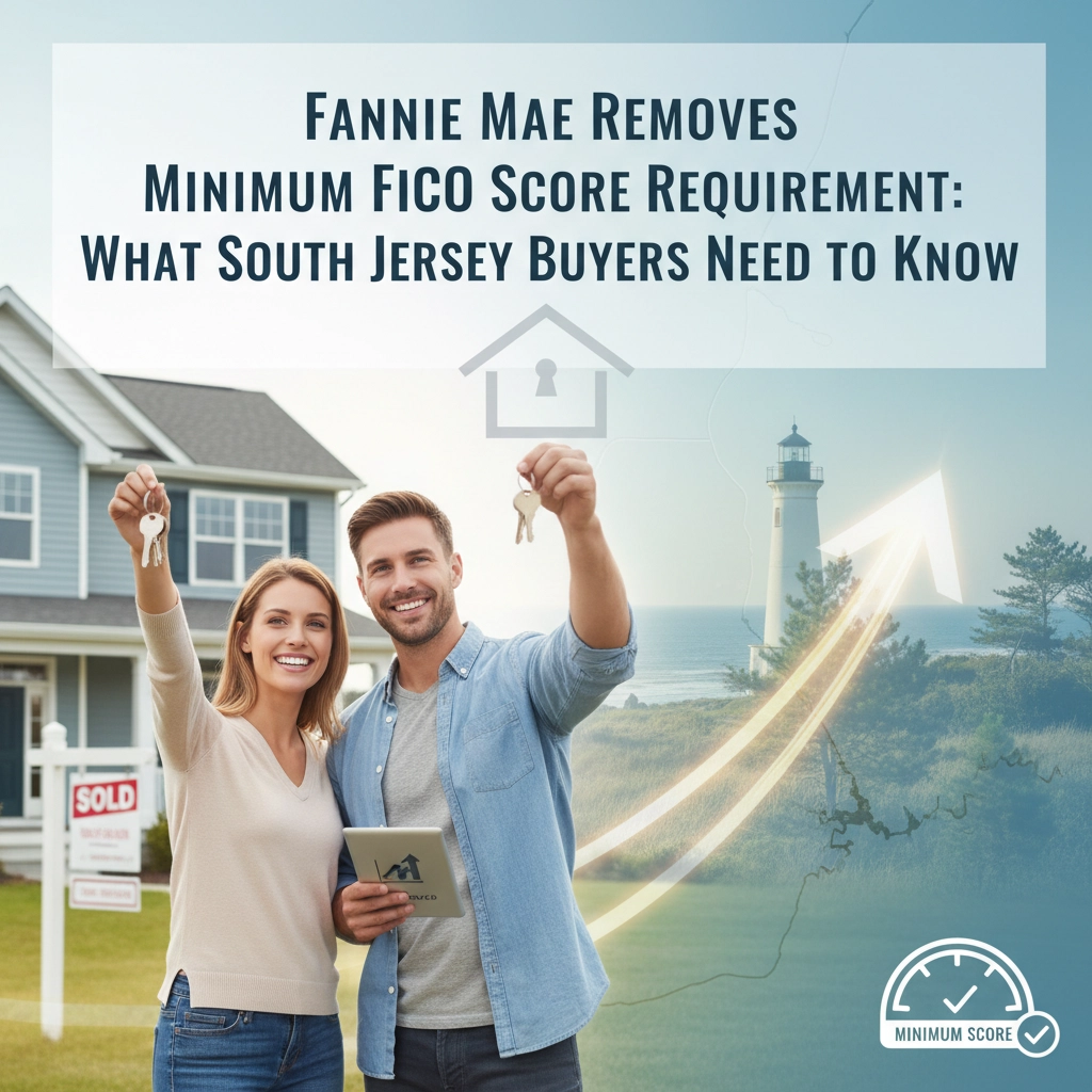 Bright daylight view of a welcoming South Jersey suburban street with homes and trees — representing hopeful homebuyers Bright daylight view of a welcoming South Jersey suburban street with homes and trees — representing hopeful homebuyers