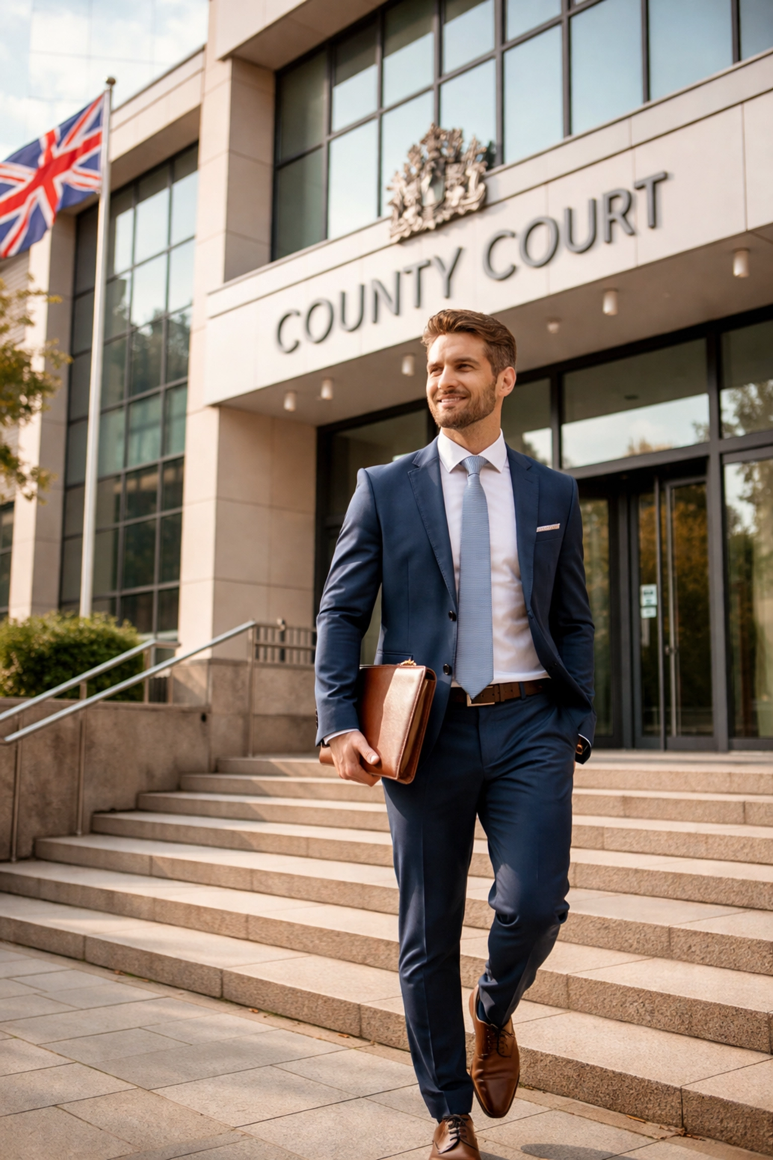Business owner approaching UK County Court to recover unpaid invoices through small claims