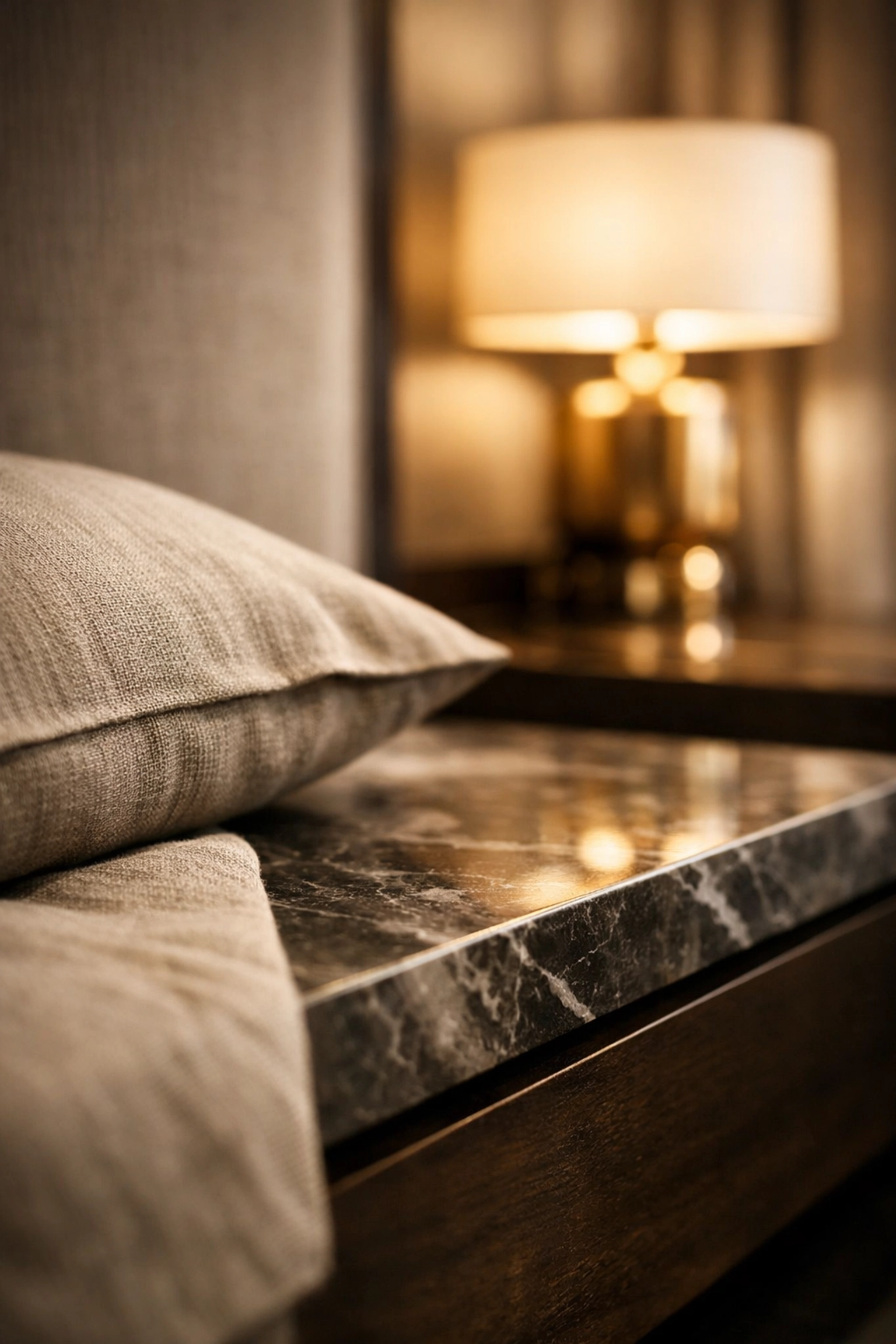 Luxury hotel interior details highlighting high-end service enabled by hotel revenue management software.