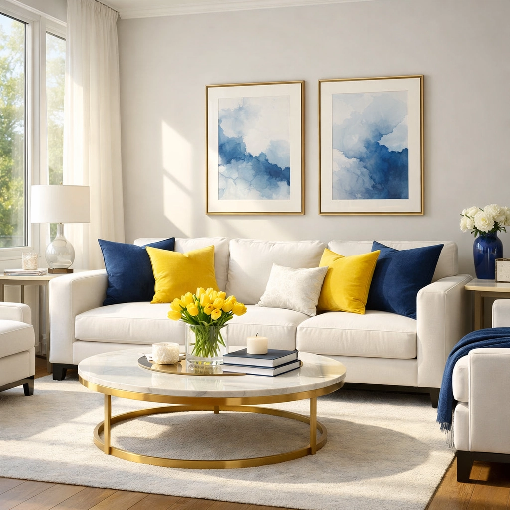 A pristine and organized living room sanctuary after professional house cleaning services.