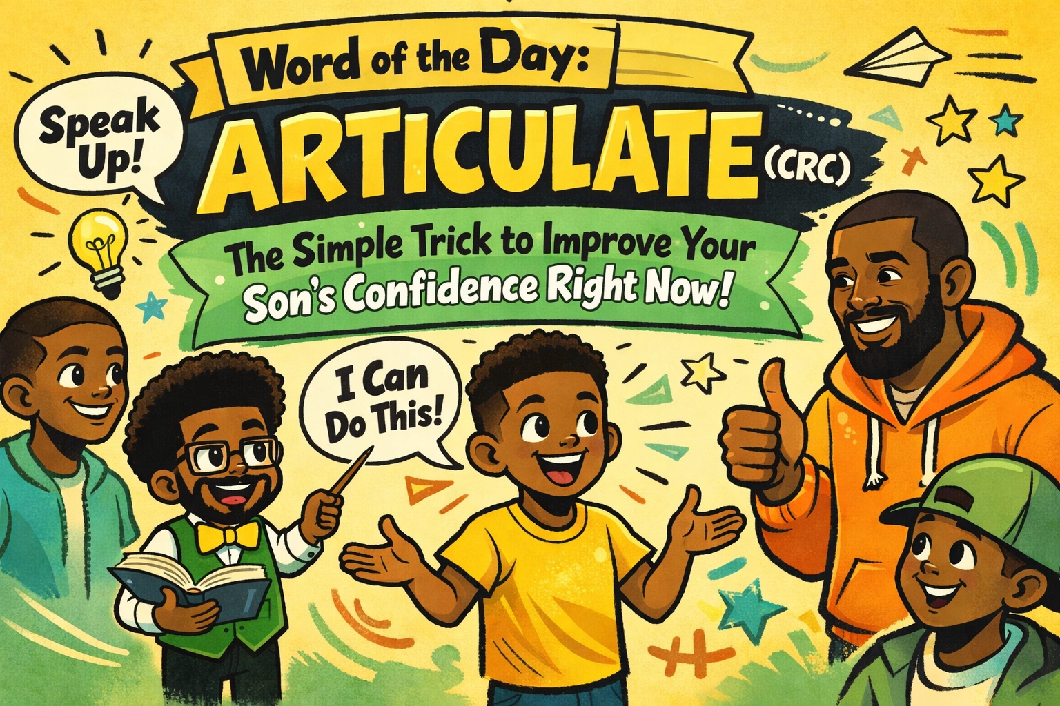 [HERO] Word of the Day: Articulate (CRC) ,  The Simple Trick to Improve Your Son’s Confidence Right Now