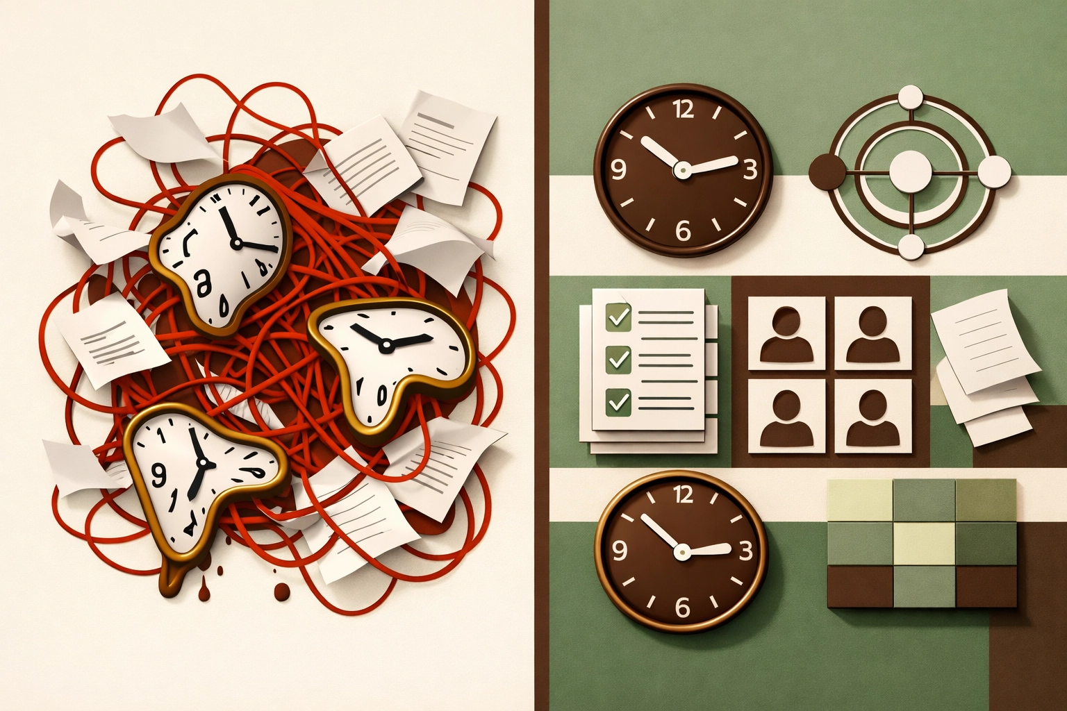 Comparison of chaotic versus organized recruitment processes and rebate policies