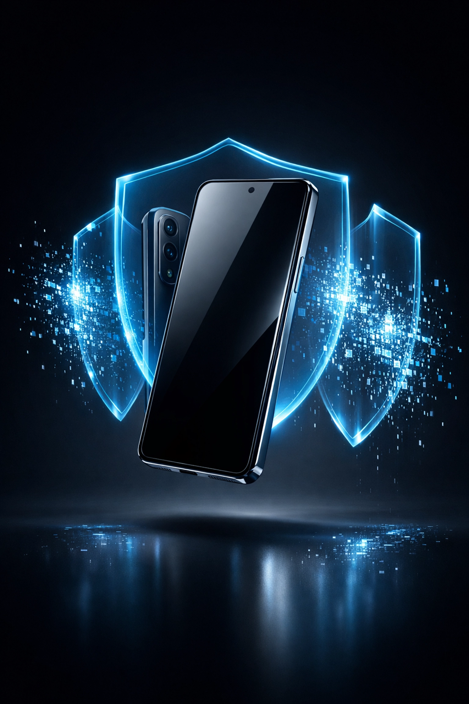 Secure data wipe on an Android phone for safe trade-in and identity protection.