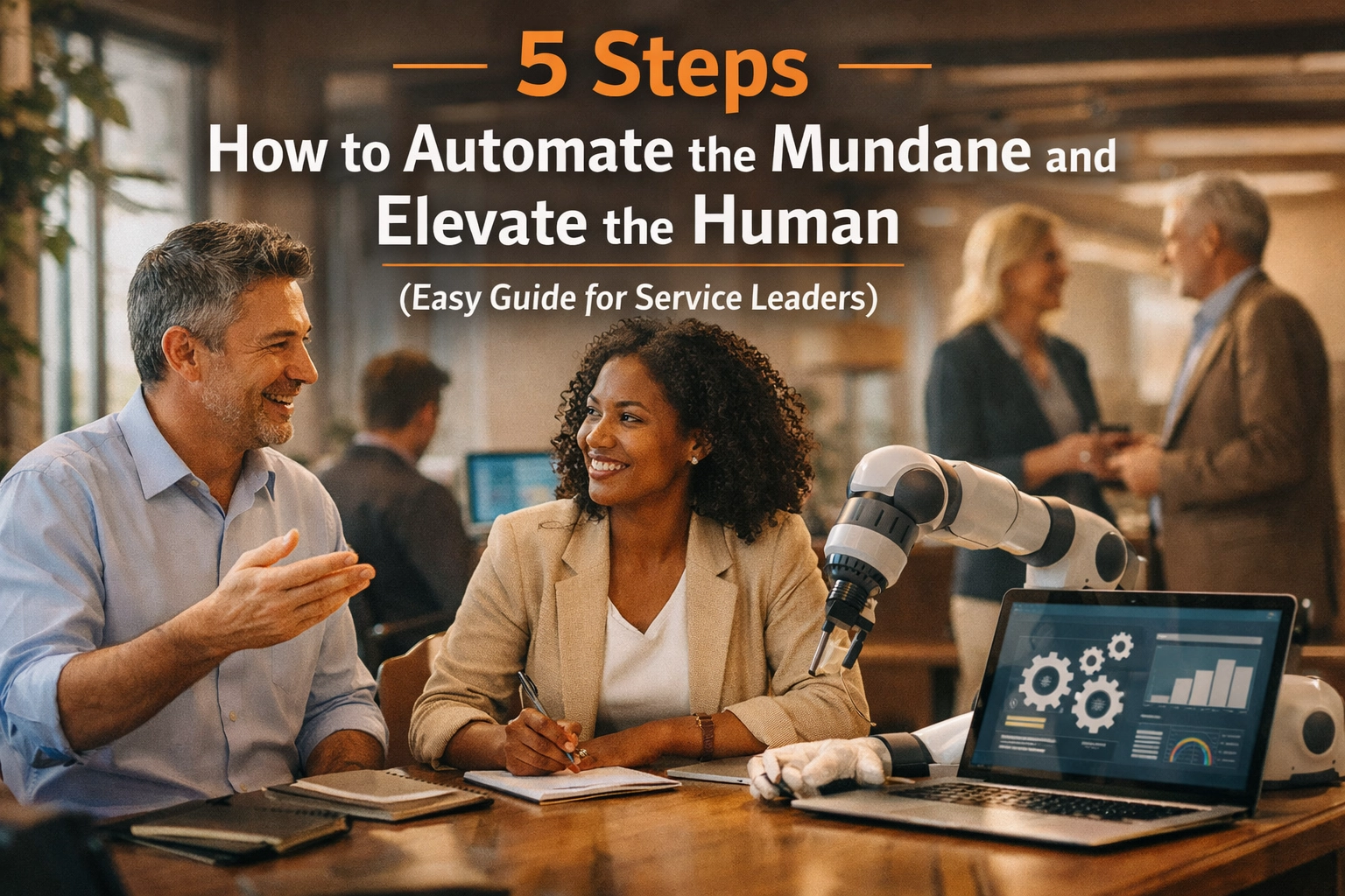[HERO] 5 Steps How to Automate the Mundane and Elevate the Human (Easy Guide for Service Leaders)