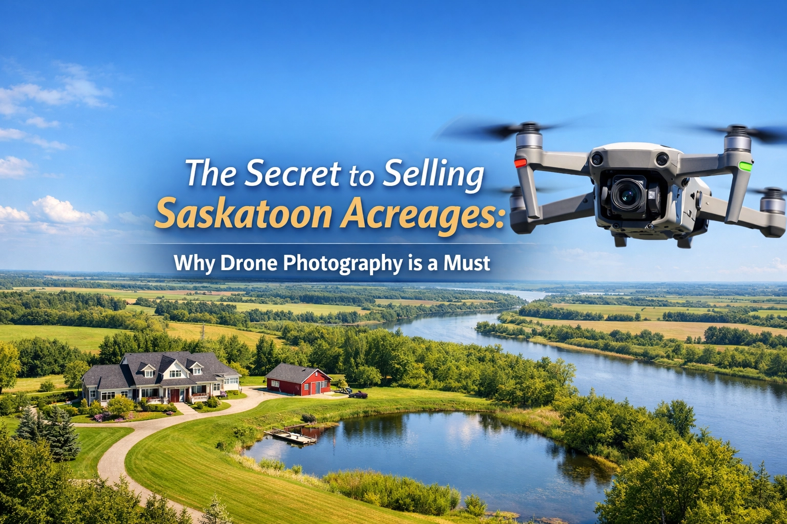 [HERO] The Secret to Selling Saskatoon Acreages: Why Drone Photography is a Must