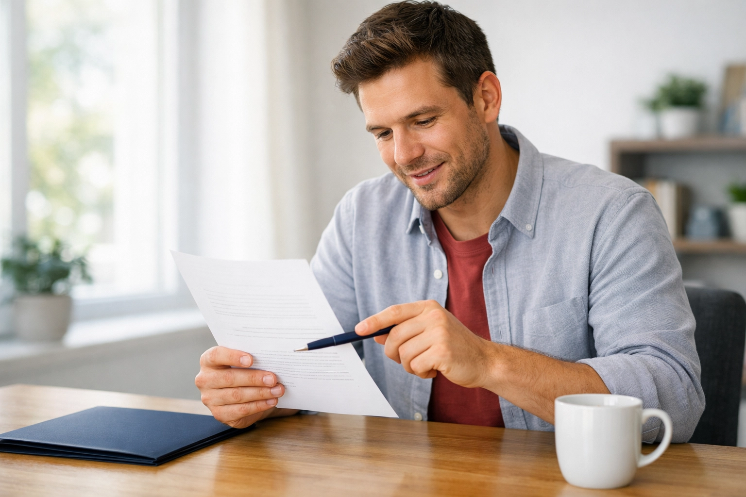 Texas professional reviewing documents to remove collections and improve his credit score.