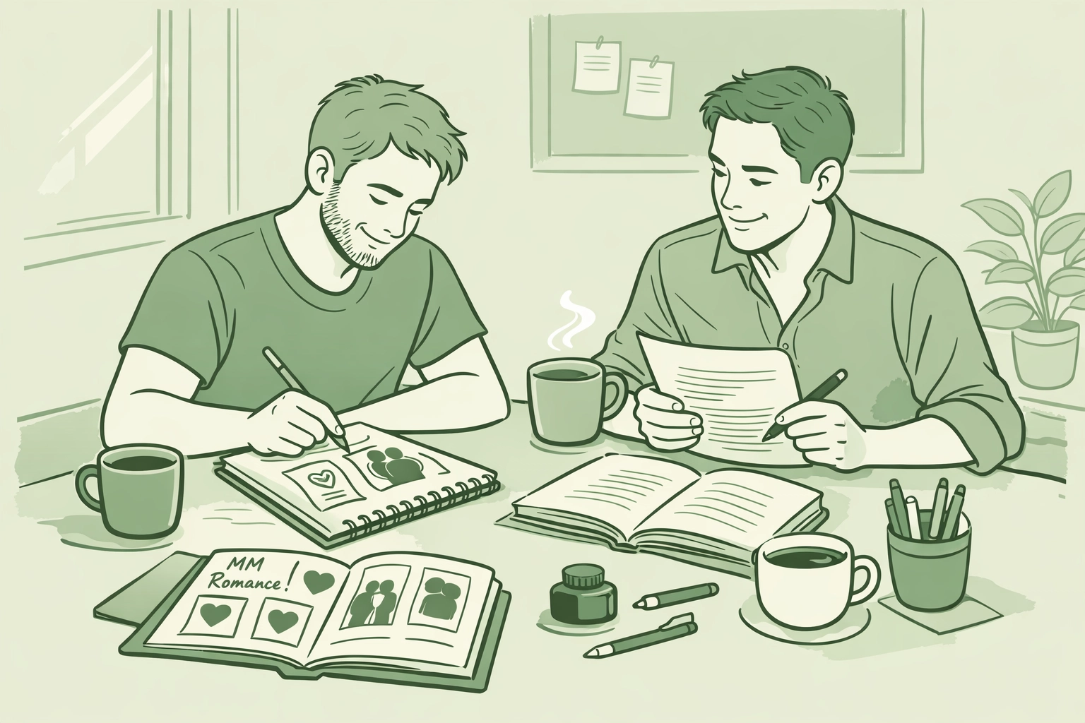 Gay authors maintaining creative control while designing and publishing MM romance books