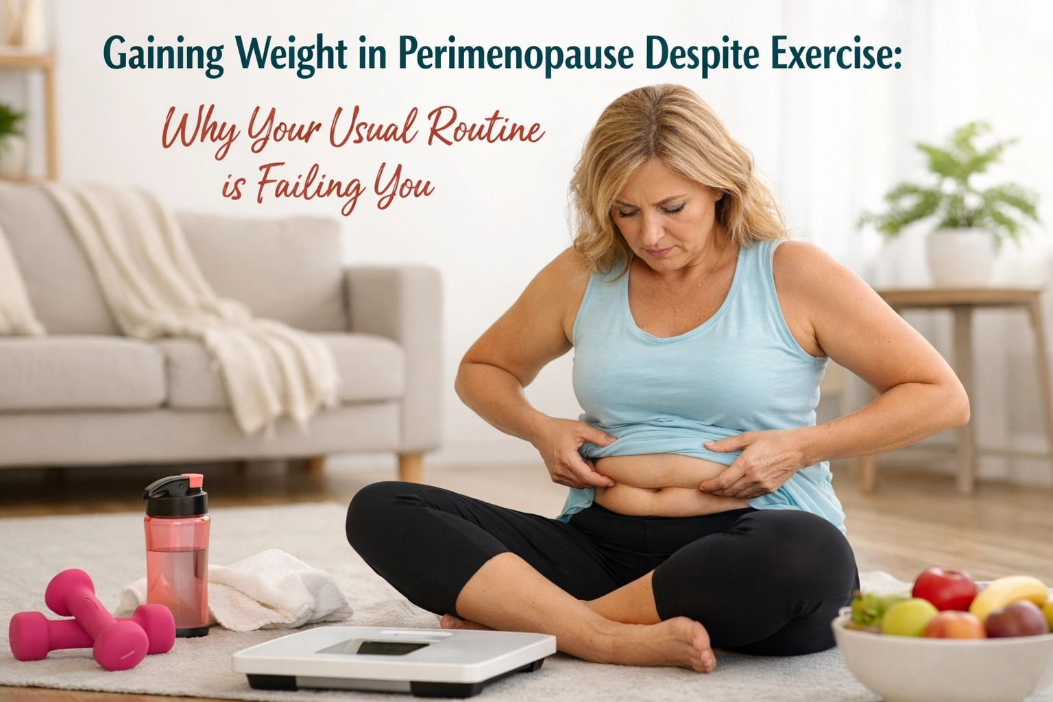 [HERO] Gaining Weight in Perimenopause Despite Exercise: Why Your Usual Routine is Failing You