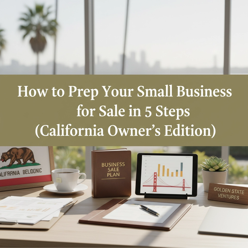 How to Prep Your Small Business for Sale in 5 Steps (California Owner's Edition)