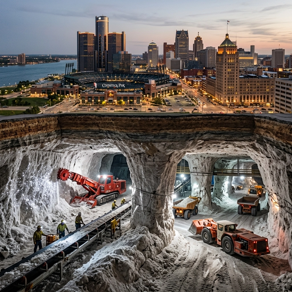 feature image of The City Beneath the City: What Detroit’s Salt Mines Mean for Your Property