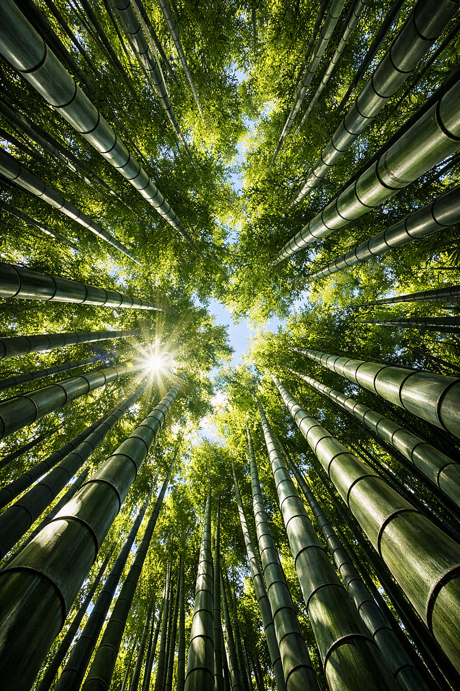Top 10 Iconic Instagrammable Places You Need to Visit Before Your Battery Dies 2 Towering green bamboo at Arashiyama Bamboo Grove in Kyoto, a top instagrammable place for nature photography.