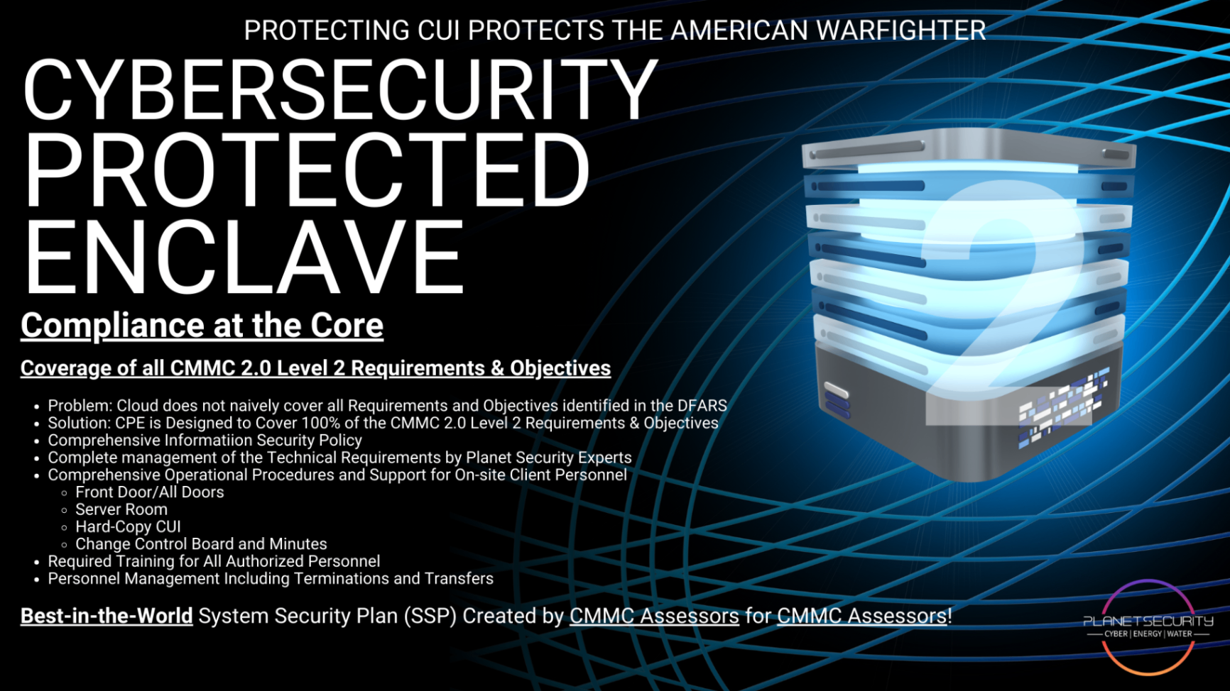 Cybersecurity Protected Enclave Promotion Visual