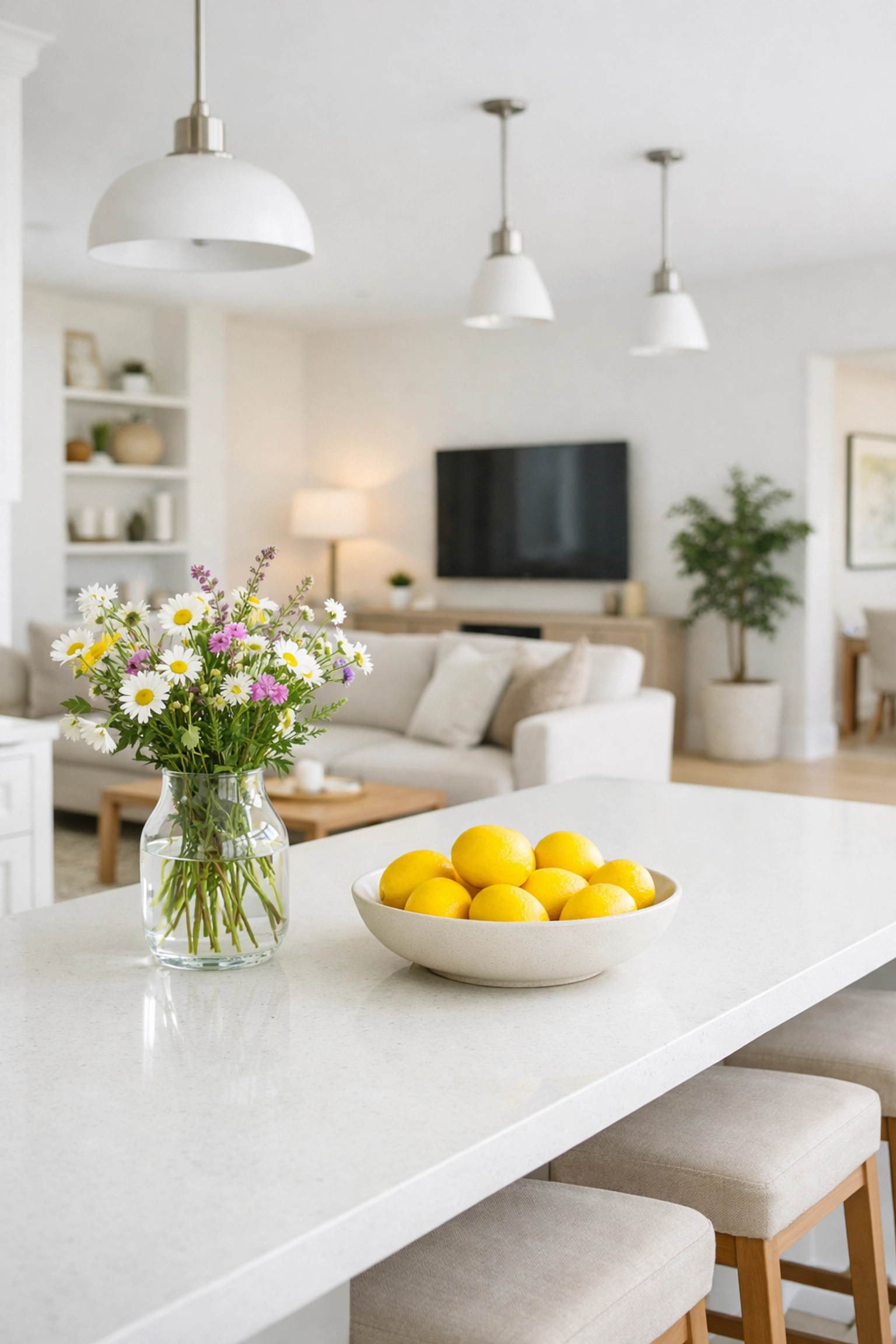 Luxury staged kitchen