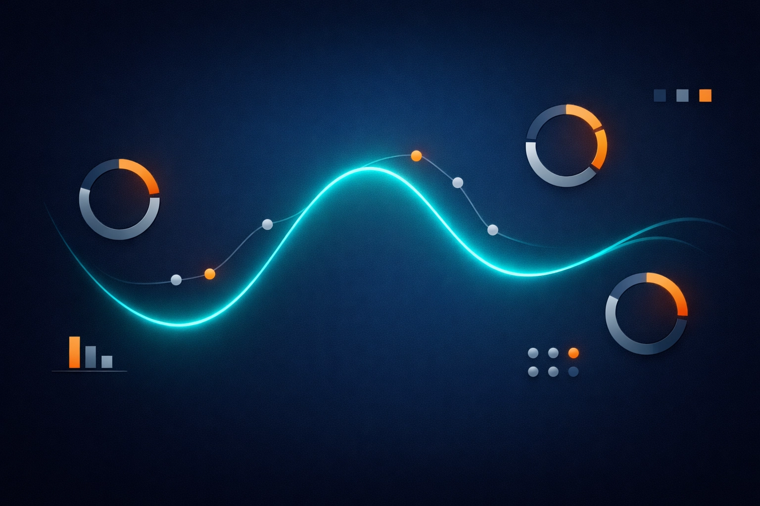 A clean performance dashboard showing an indoor cycling power curve and training progress metrics